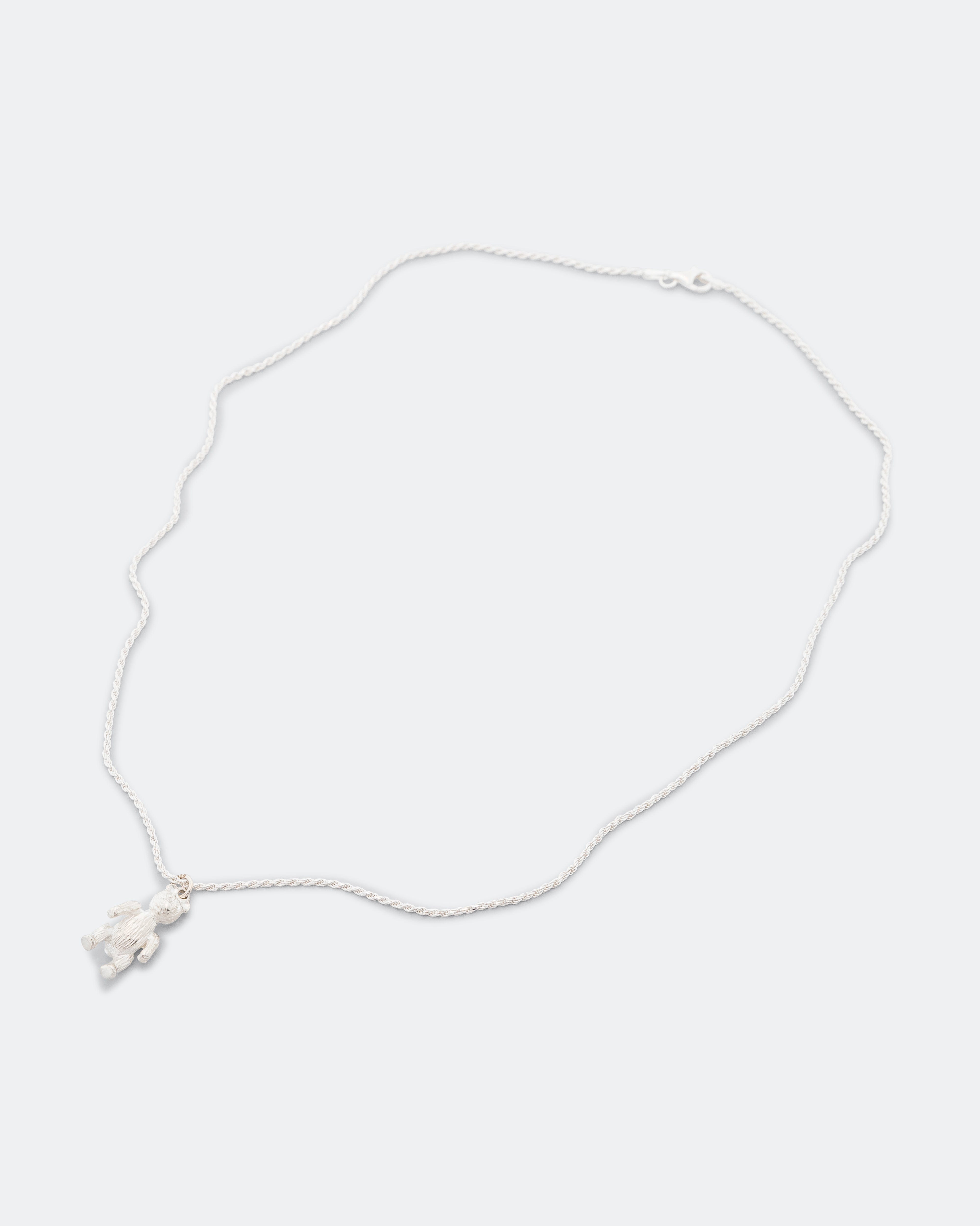 Bleue Burnham Teddy Bear Pendant Necklace Impression - 925 Silver