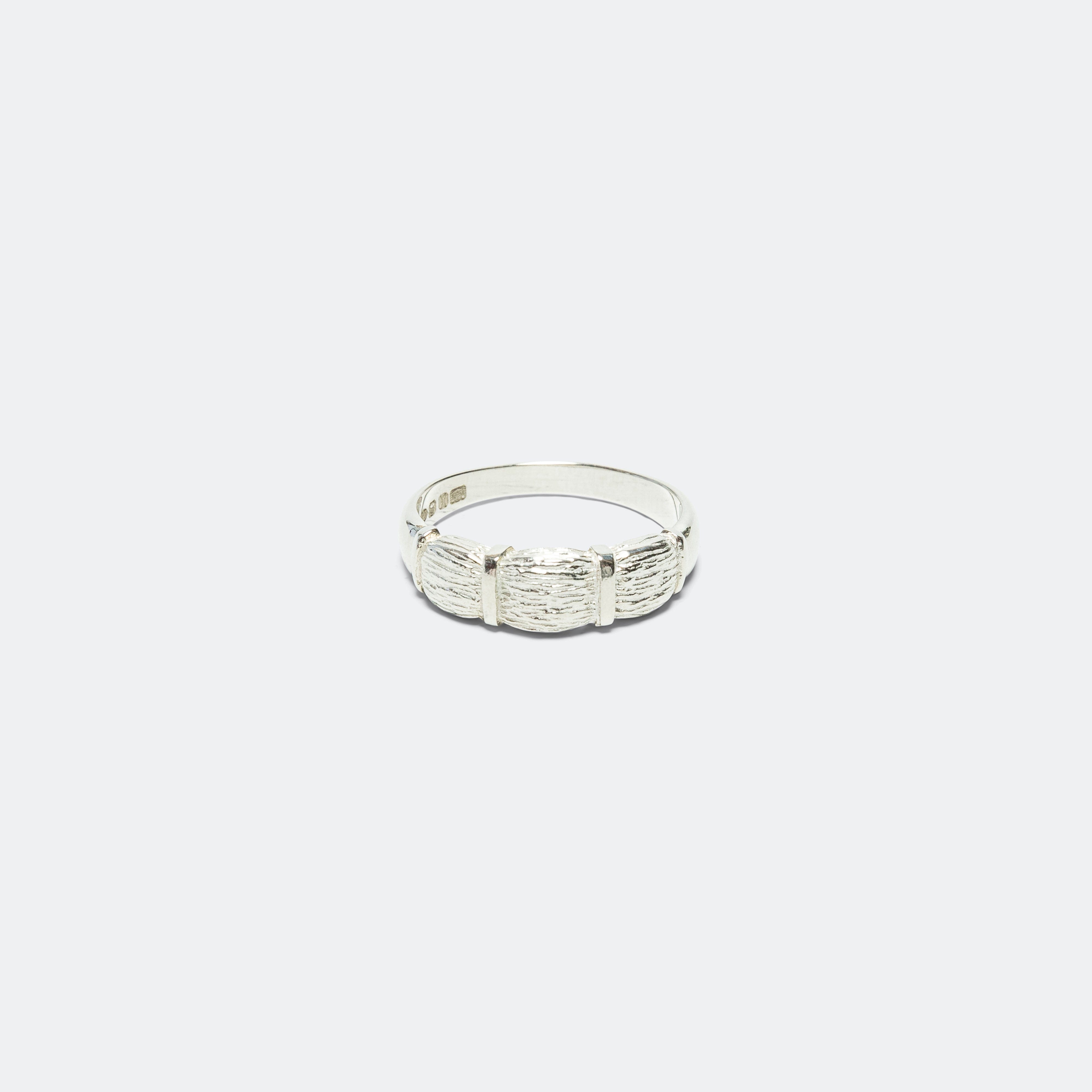 Bleue Burnham Window Box Plain Ring - 925 Silver