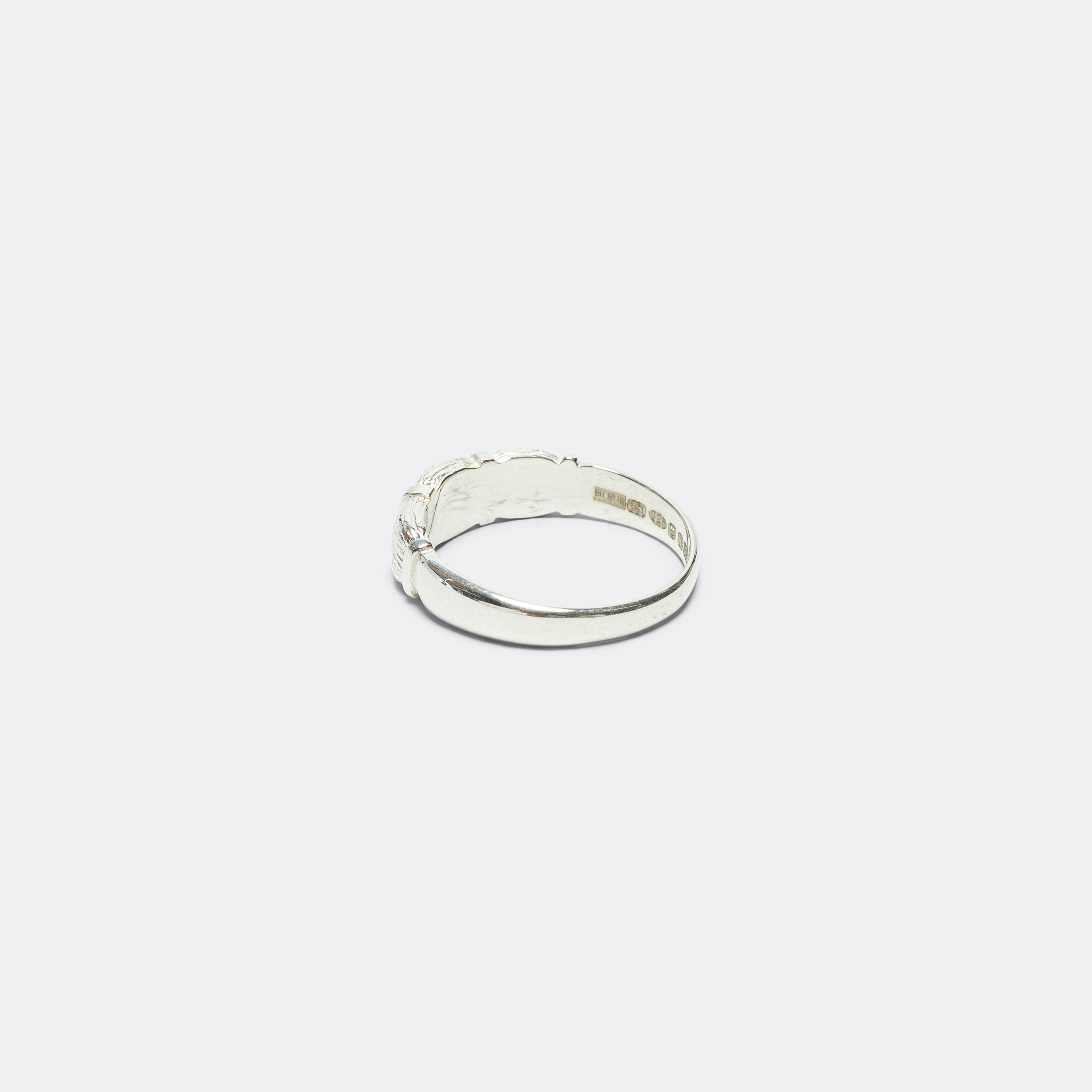 Bleue Burnham Window Box Plain Ring - 925 Silver