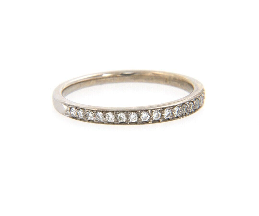 Diamond 0.16ctw Diamond Slender Wedding Band Ring in 18K