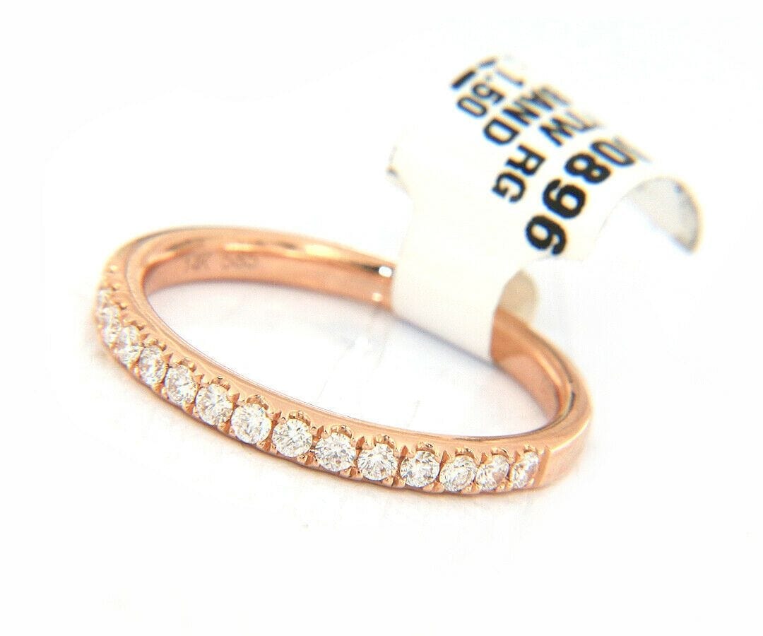 Diamond New 0.27ctw Diamond Shared Prong Wedding Band Ring in 14K