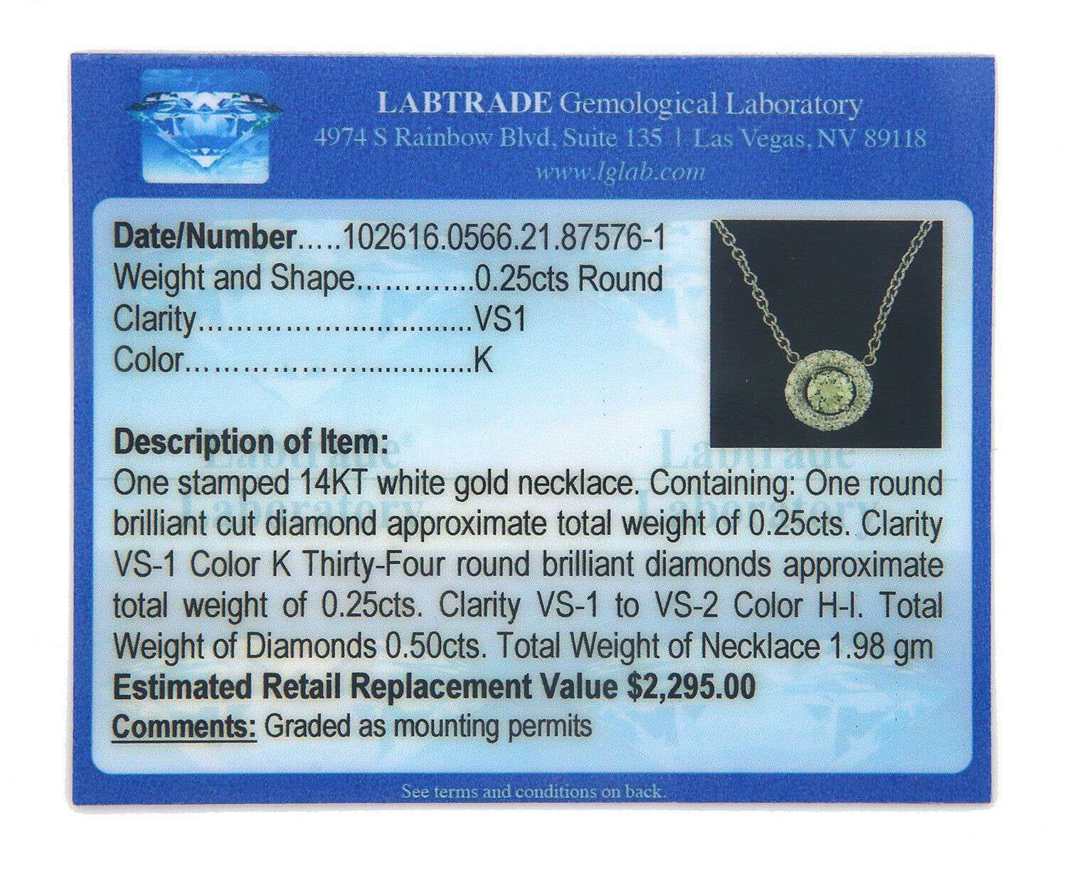 Diamond 0.50 CTW Round Diamond Halo Bezel Pendant Necklace In 14K