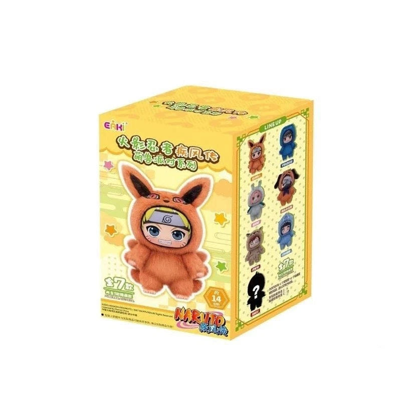 Miniso Top Toy Naruto Beast Party Plush Pendant Blind Box x 1