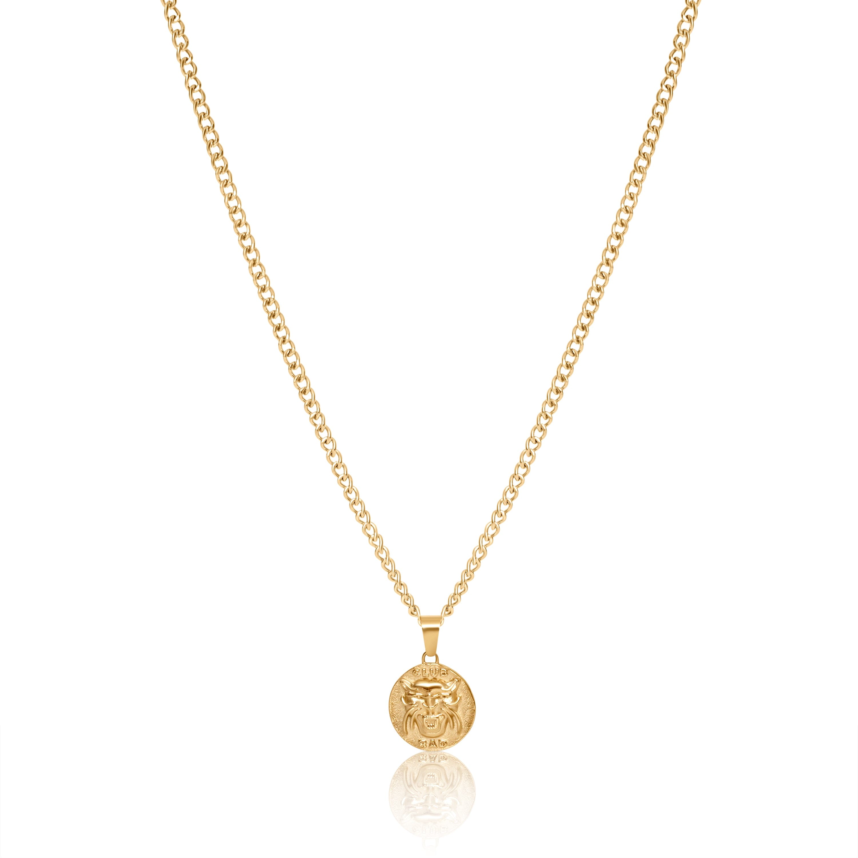 Melé x Club Bad Panther Pendant Necklace - Silver / Gold