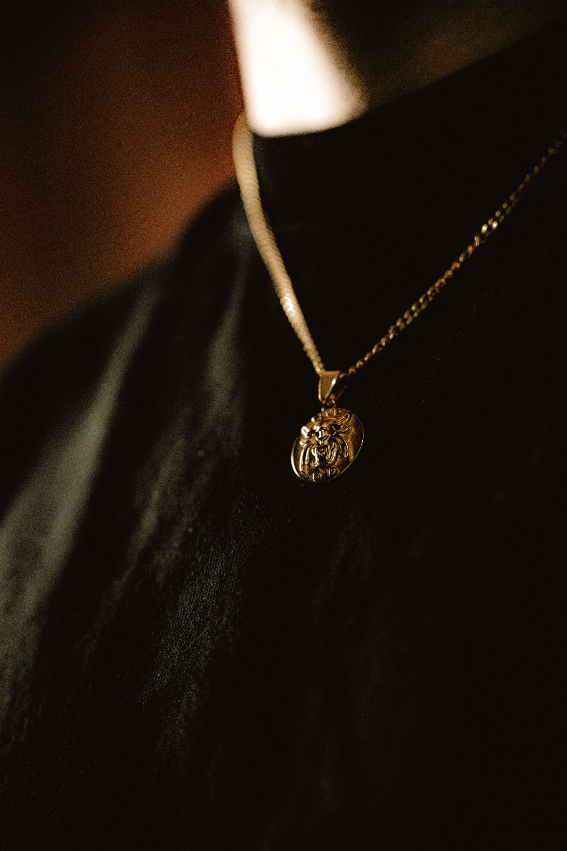 Melé x Club Bad Panther Pendant Necklace - Silver / Gold