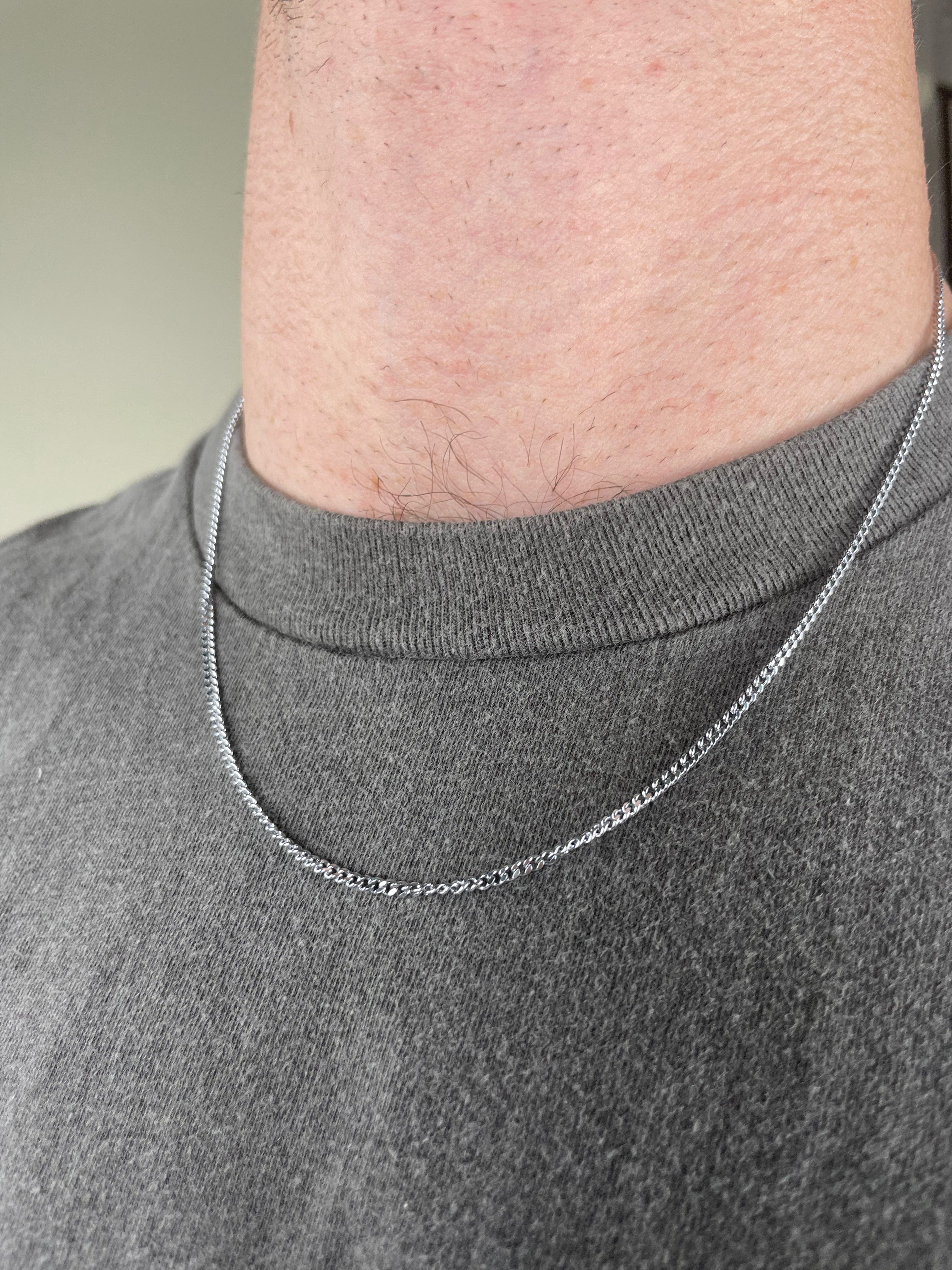 UN:IK Jewellery Minimal Curb Chain 2 mm - Gold / Silver