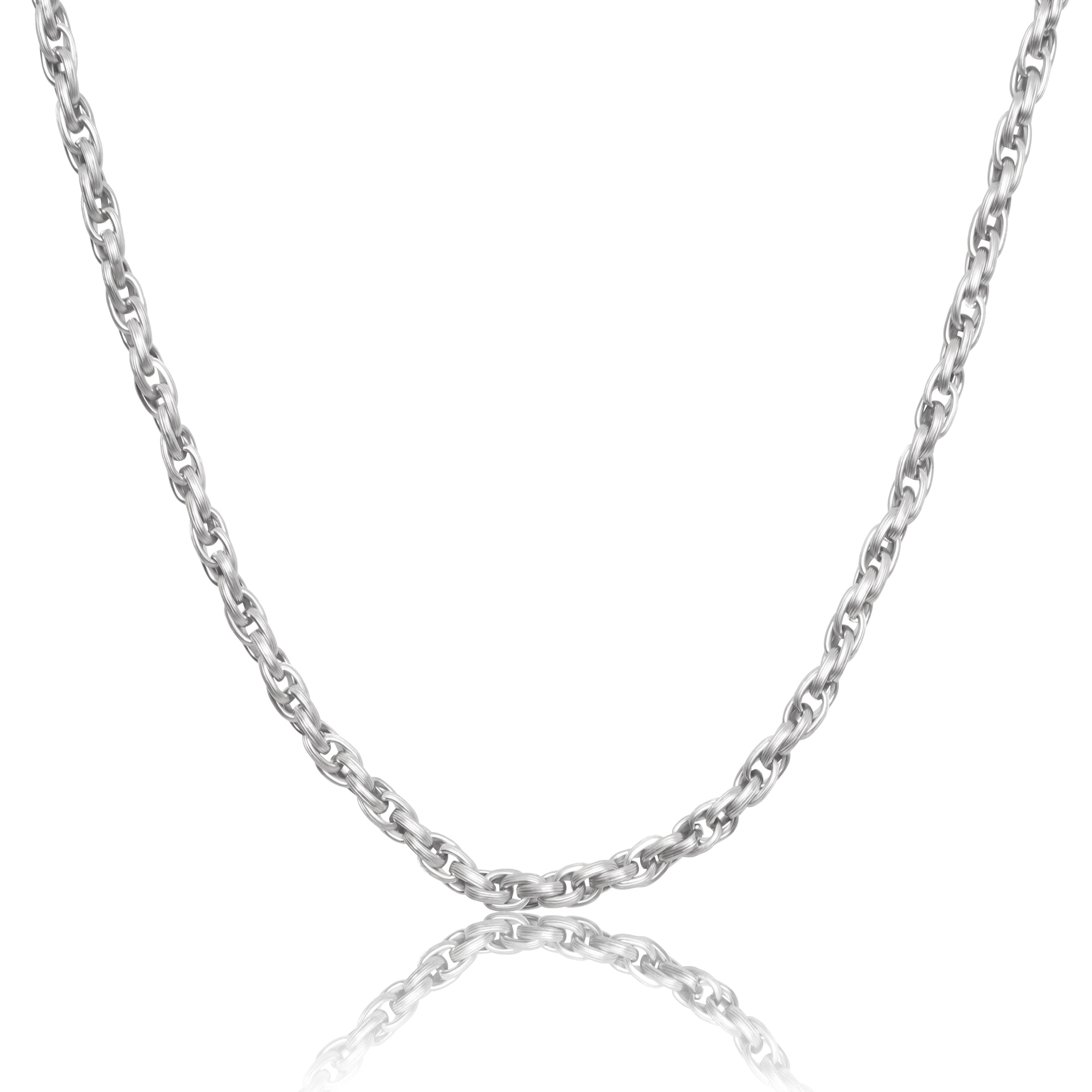UN:IK Jewellery Thick Rope Chain 6 mm - Silver