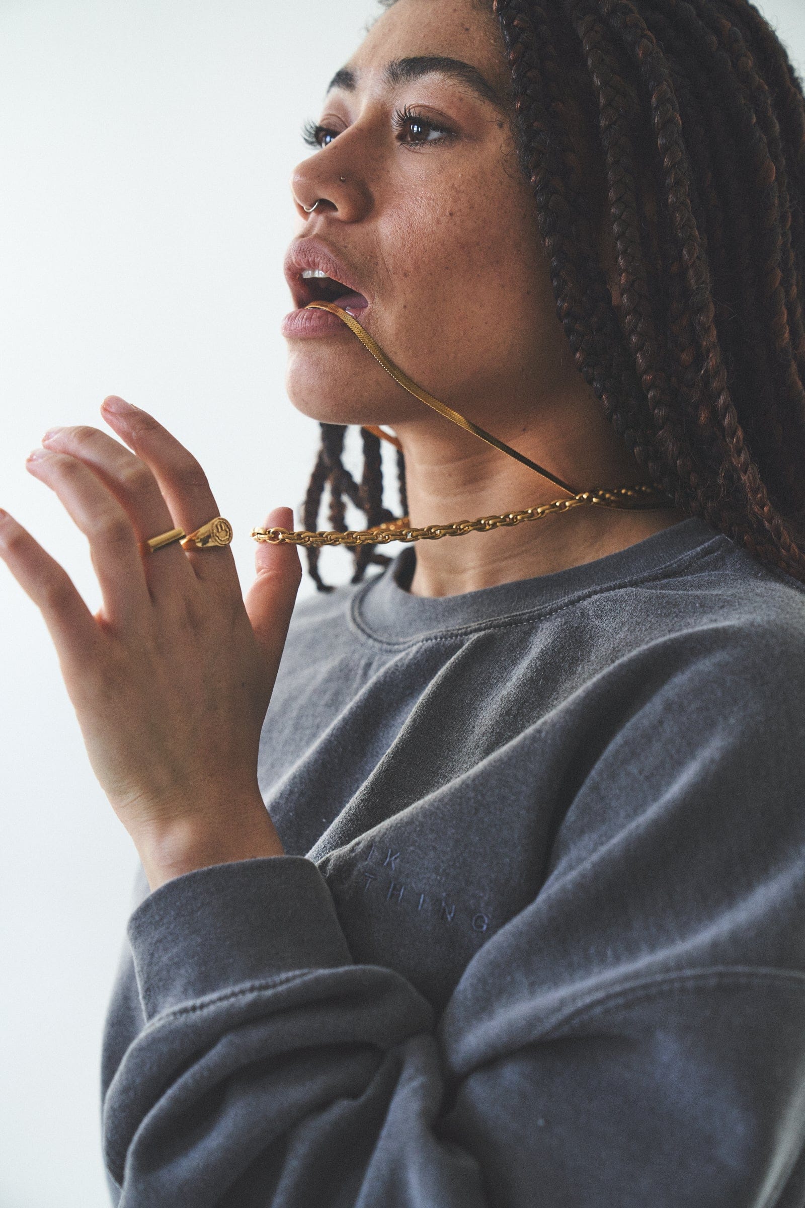 UN:IK Jewellery Thick Rope Chain 6 mm - Gold
