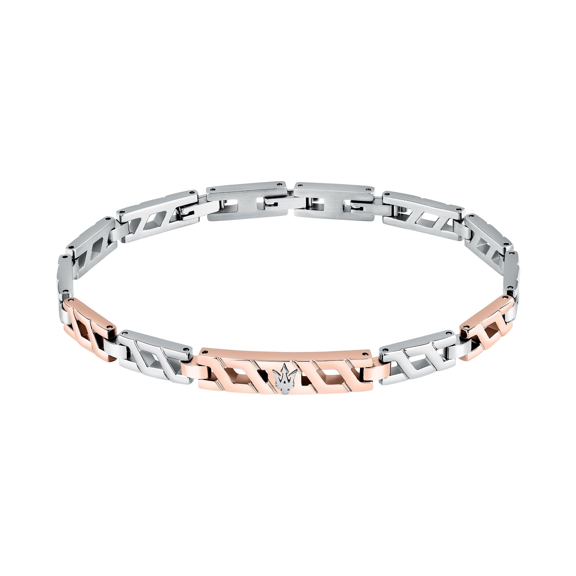 Maserati ICONIC BRACELET WITH IP RG 18.5+3 cm