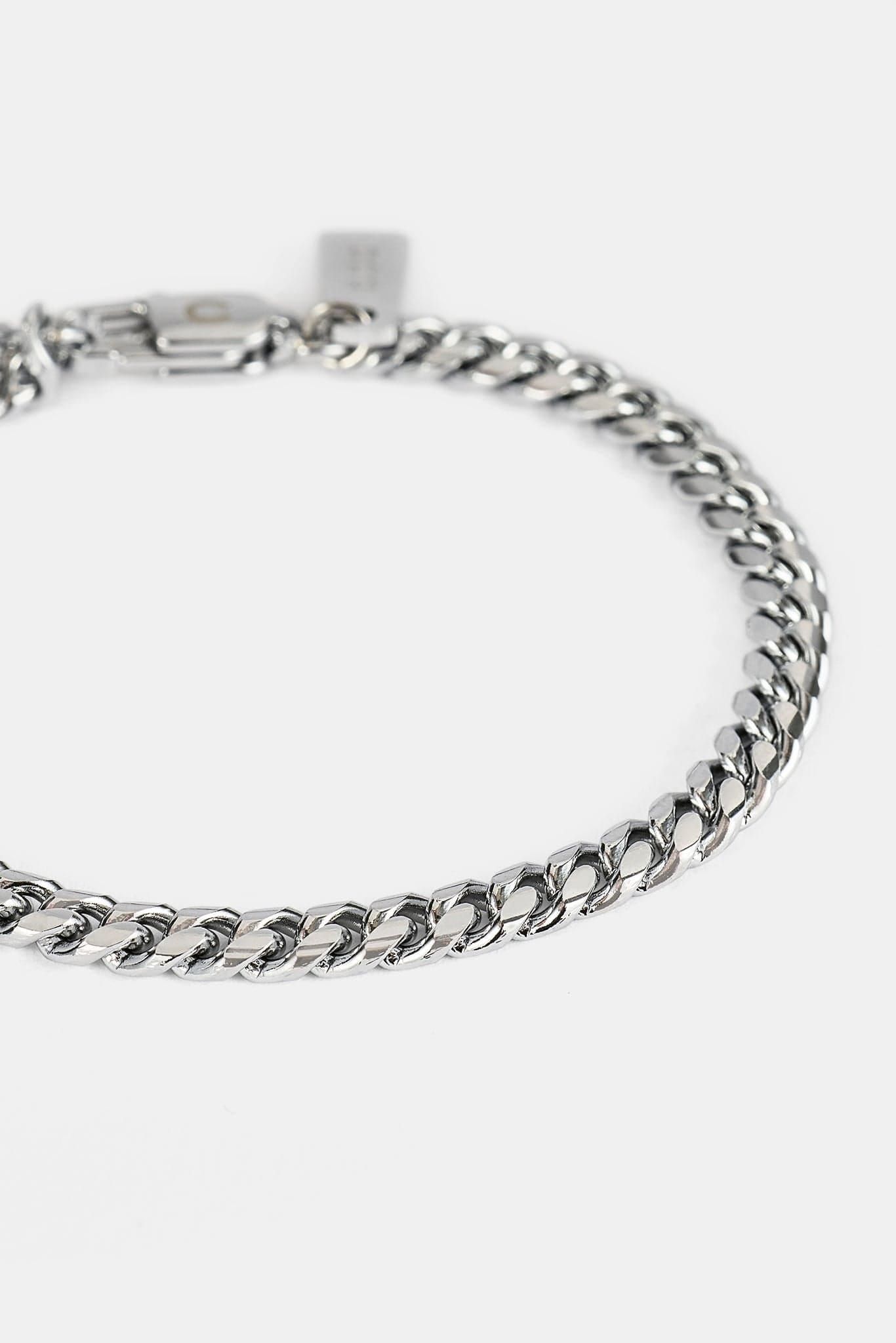 Cernucci Miami Cuban Bracelet - 5 mm - White