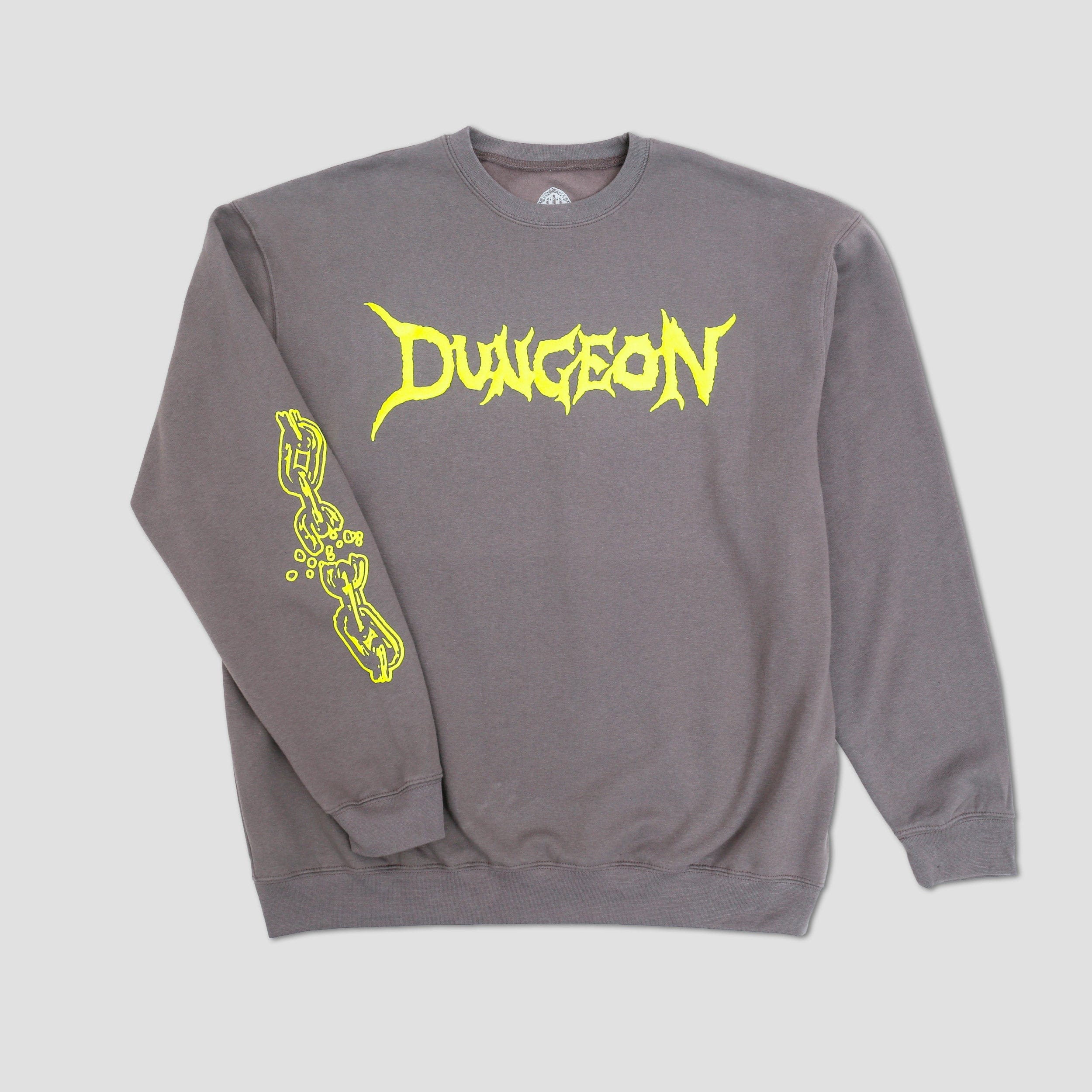 Dungeon Break The Chain Crewneck Charcoal Grey