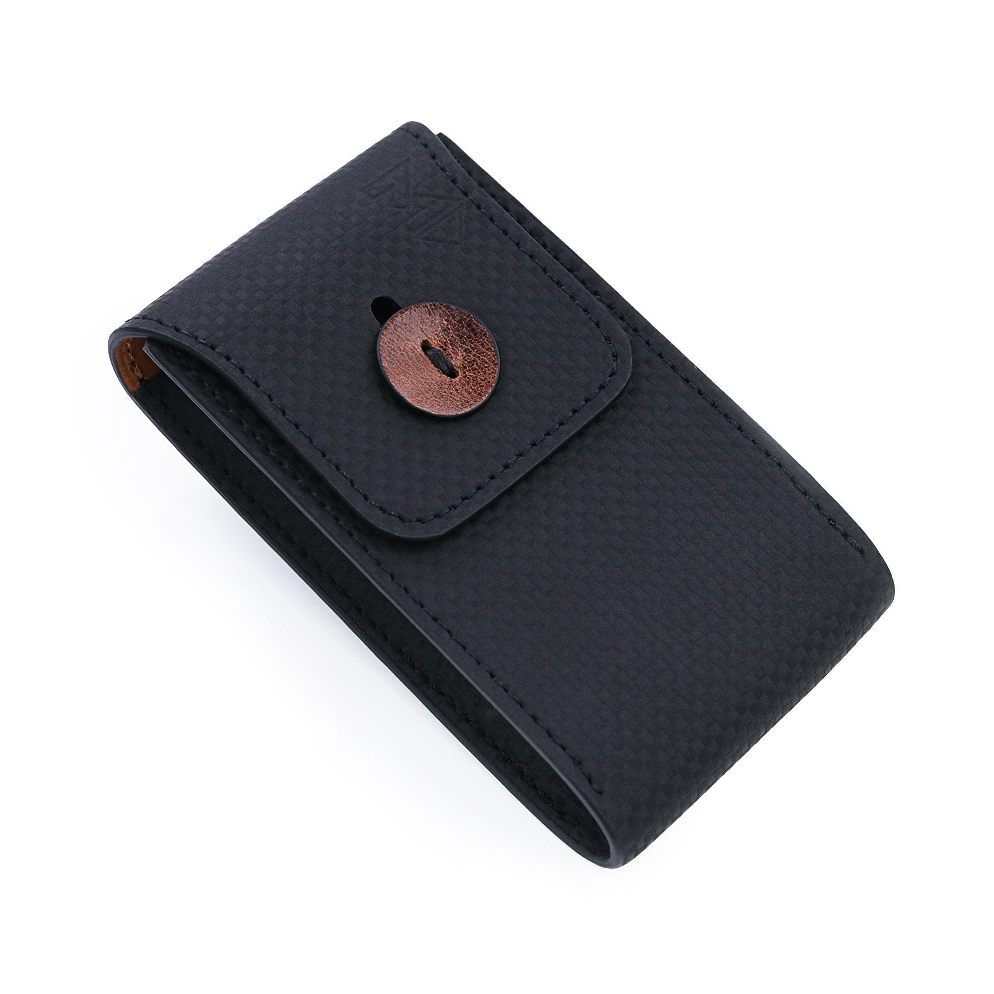 Miltat MT - 3 German Leather Watch Pouch in Carbon Fiber Pattern for Watch Bracelet