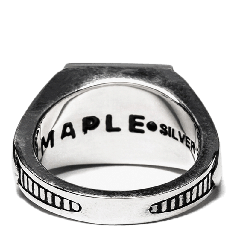 Maple Collegiate Ring Silver