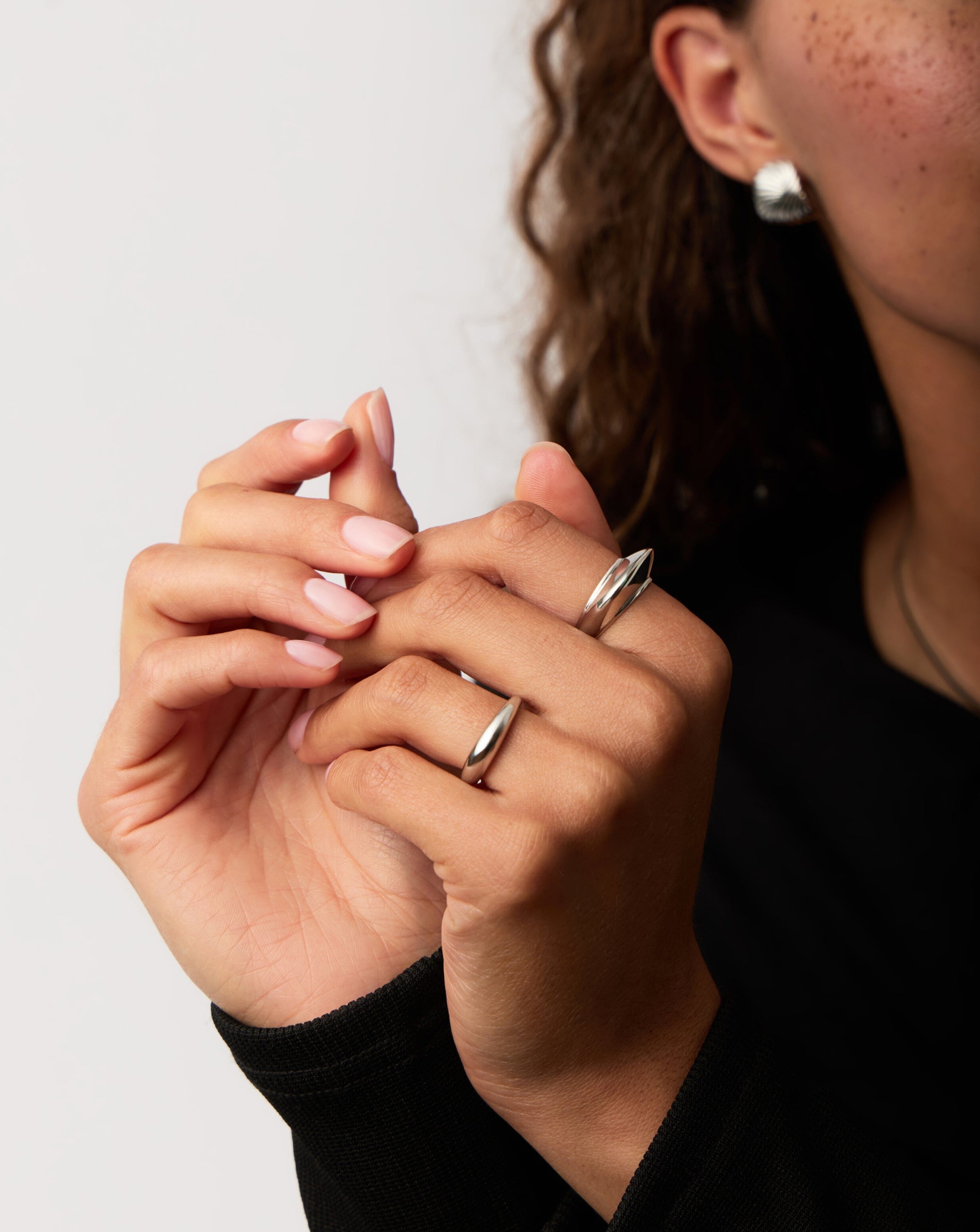 RING Hera Dome Stacking Ring | Sterling Silver