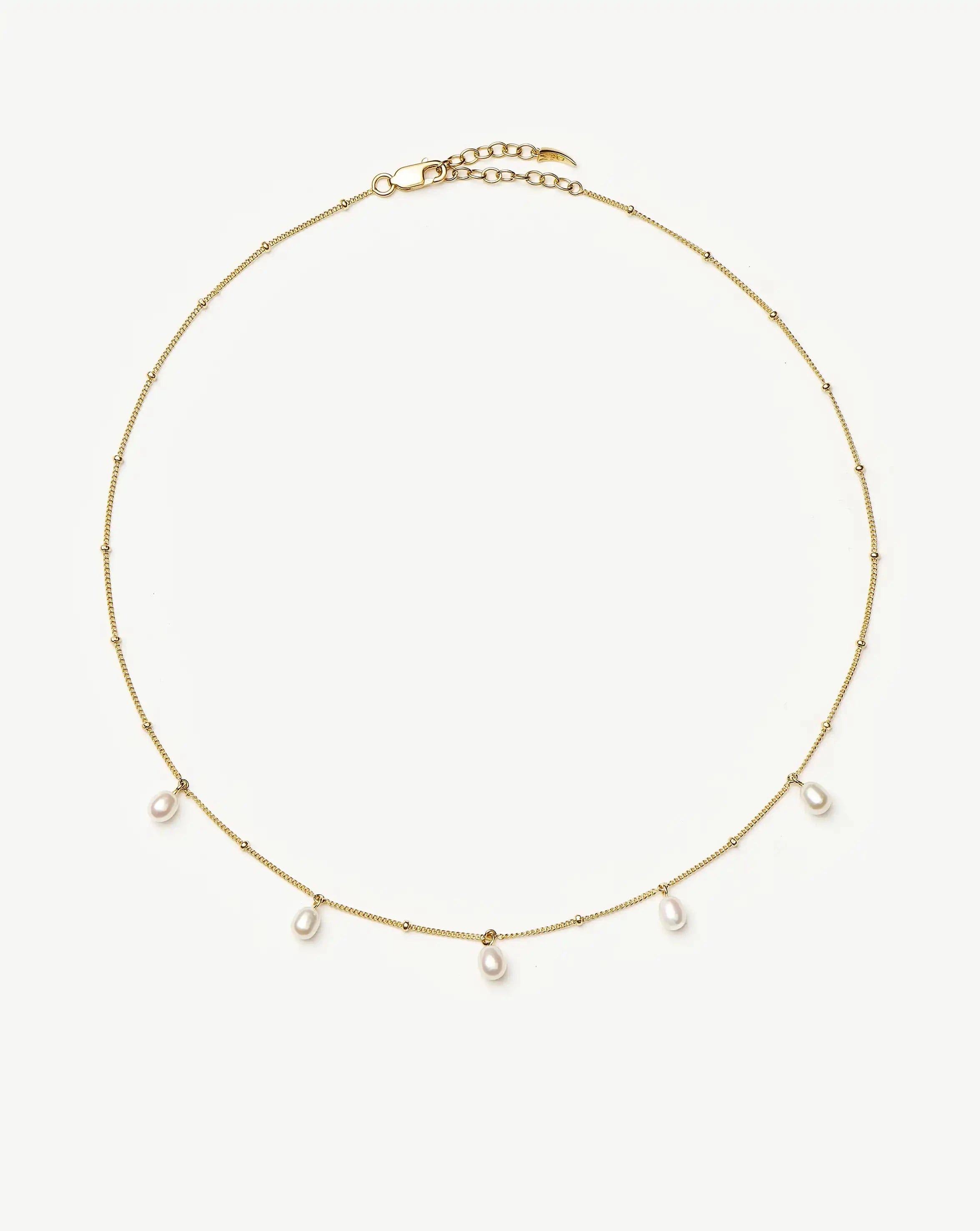 Pearl Baya Baroque Chain Choker | 18ct Gold Vermeil/Pearl