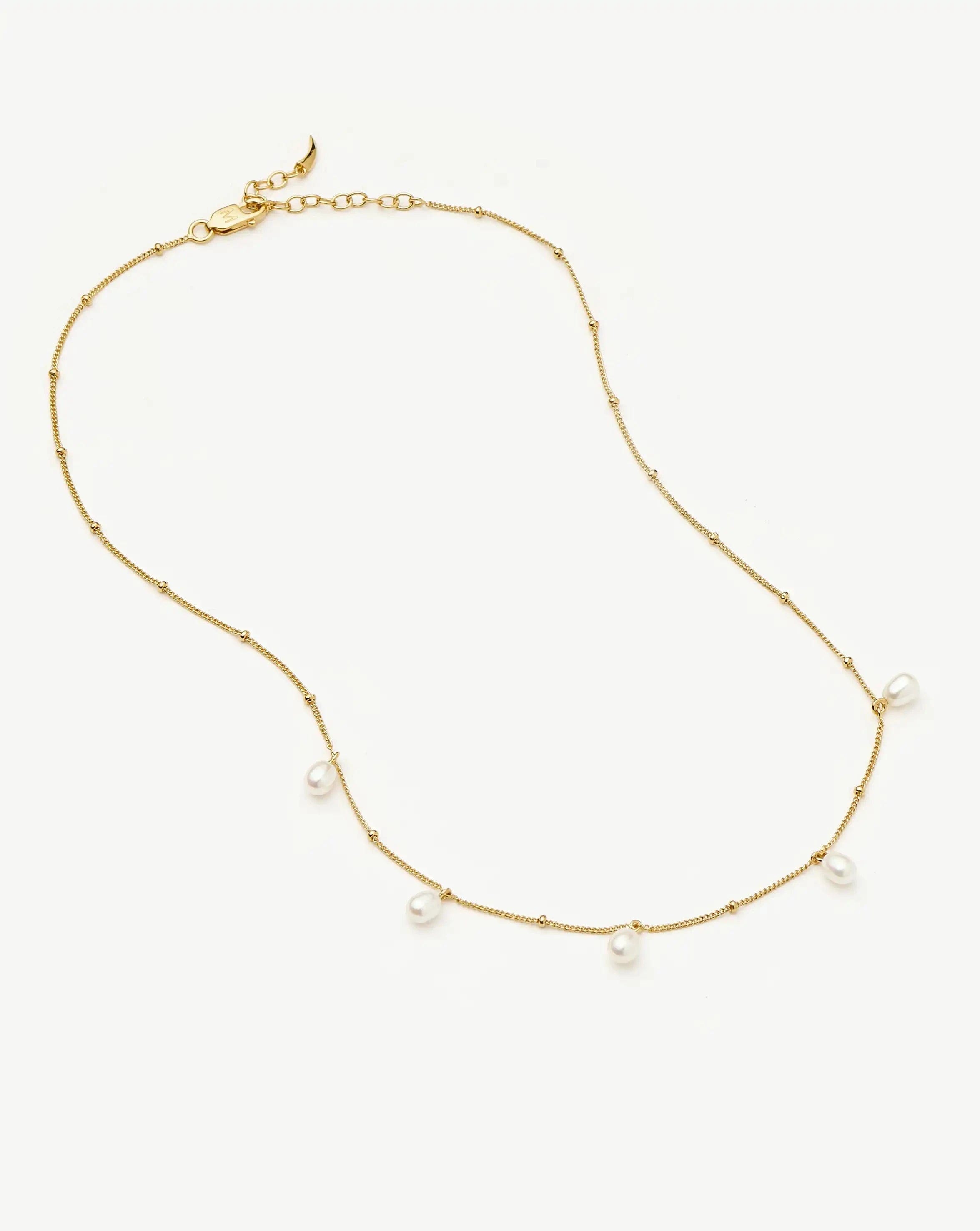 Pearl Baya Baroque Chain Choker | 18ct Gold Vermeil/Pearl