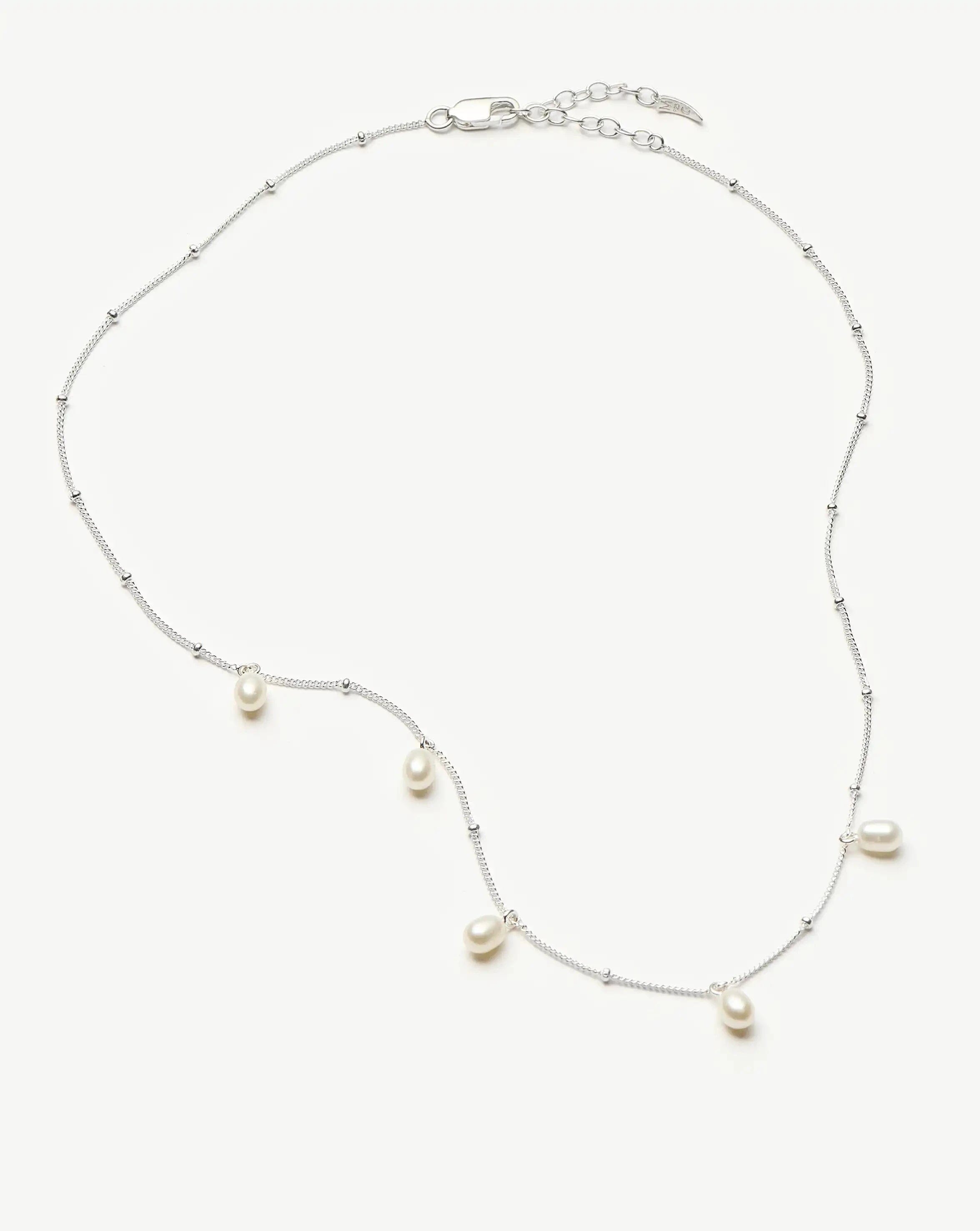 Pearl Baya Baroque Chain Choker | Sterling Silver/Pearl