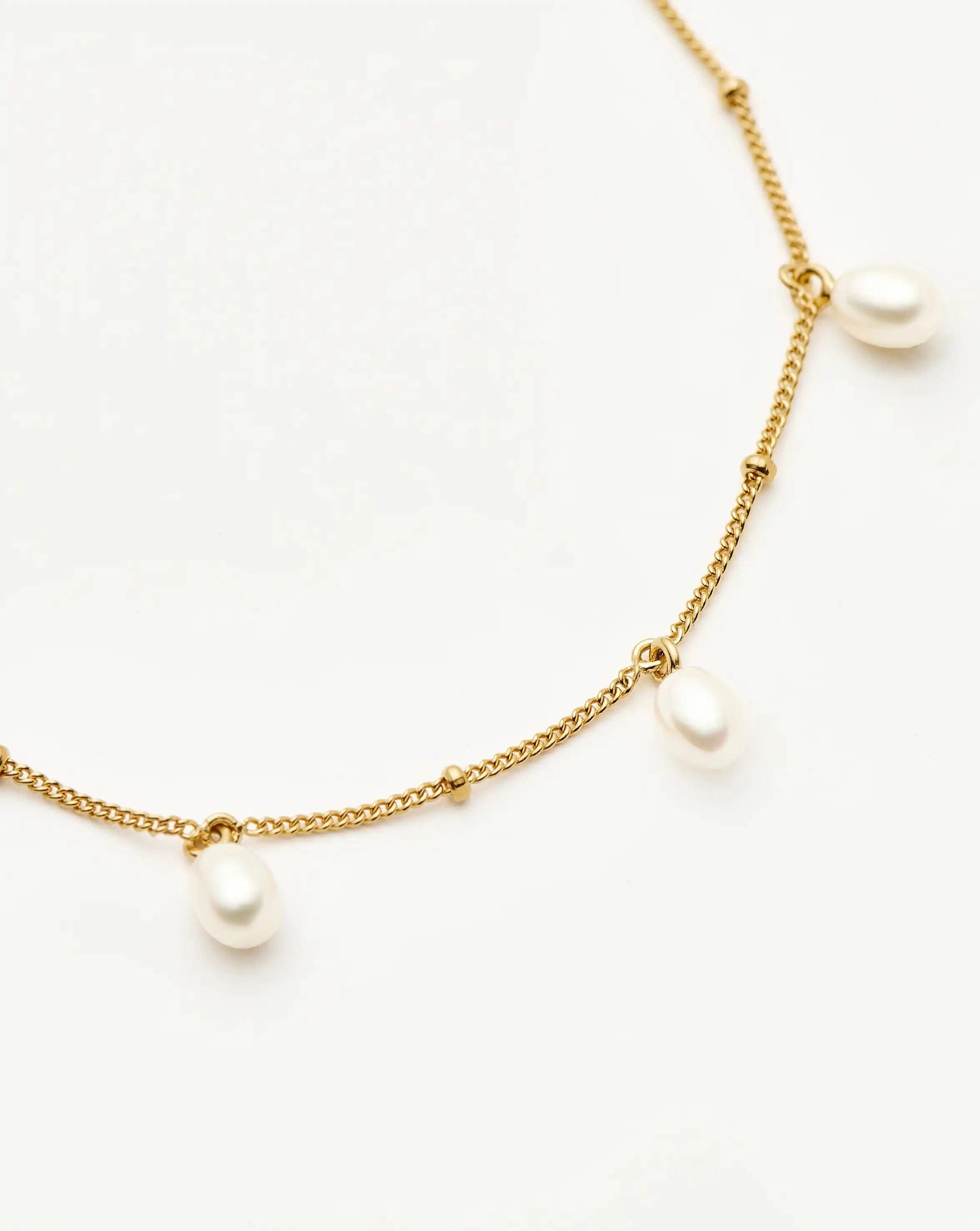 Pearl Baya Baroque Chain Bracelet | 18ct Gold Vermeil/Pearl