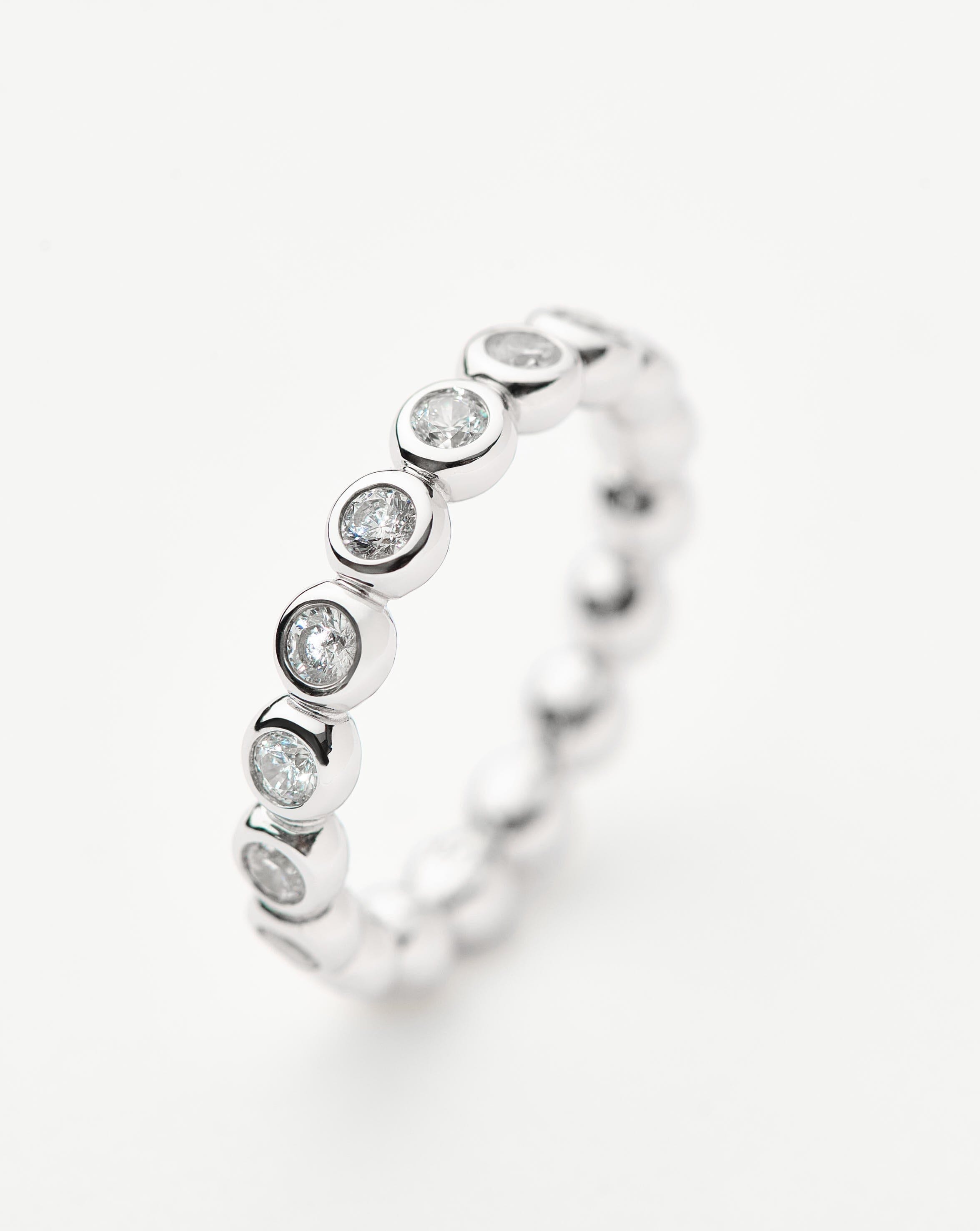 RING Tennis Eternity Stacking Ring | Sterling Silver/Cubic Zirconia