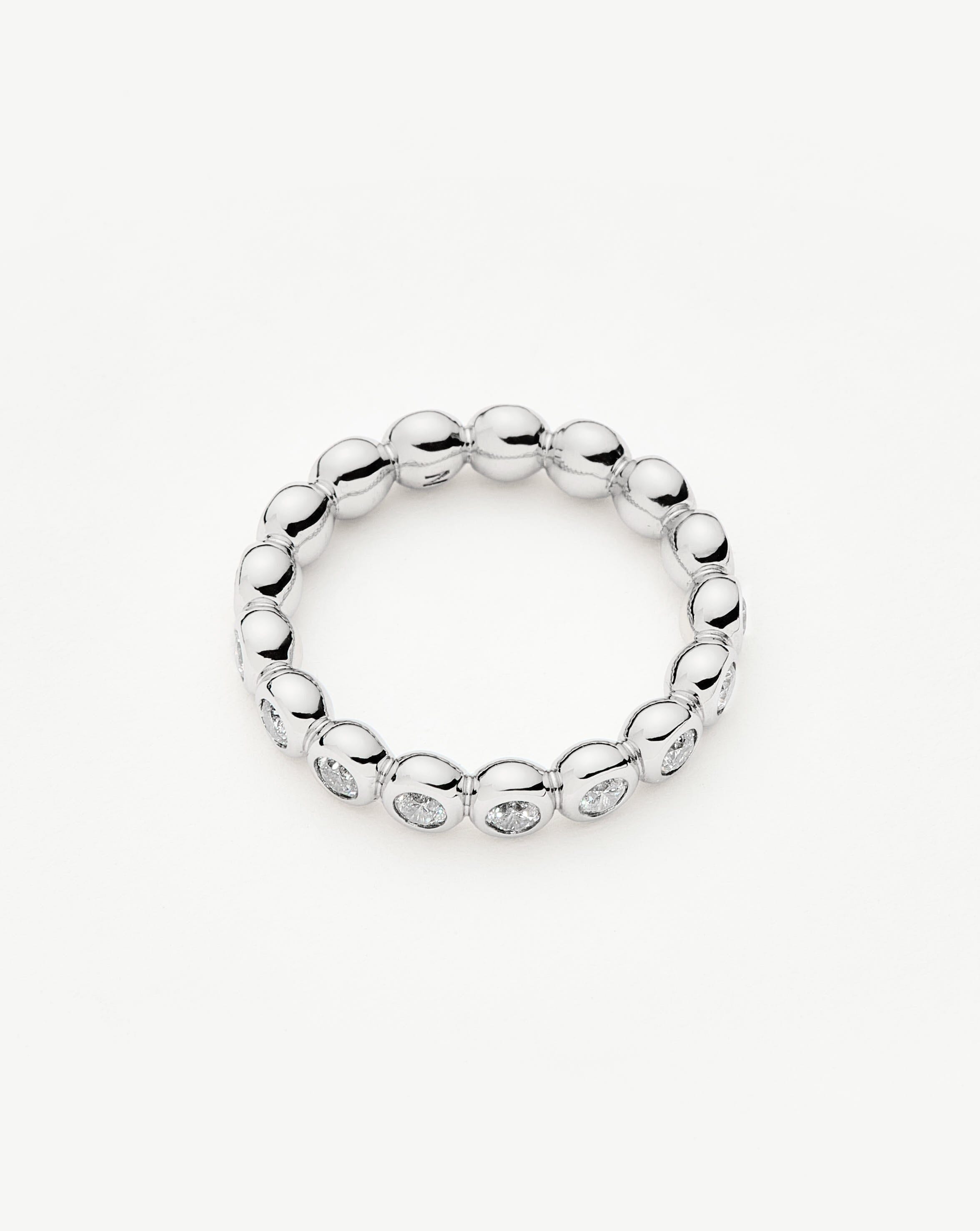 RING Tennis Eternity Stacking Ring | Sterling Silver/Cubic Zirconia