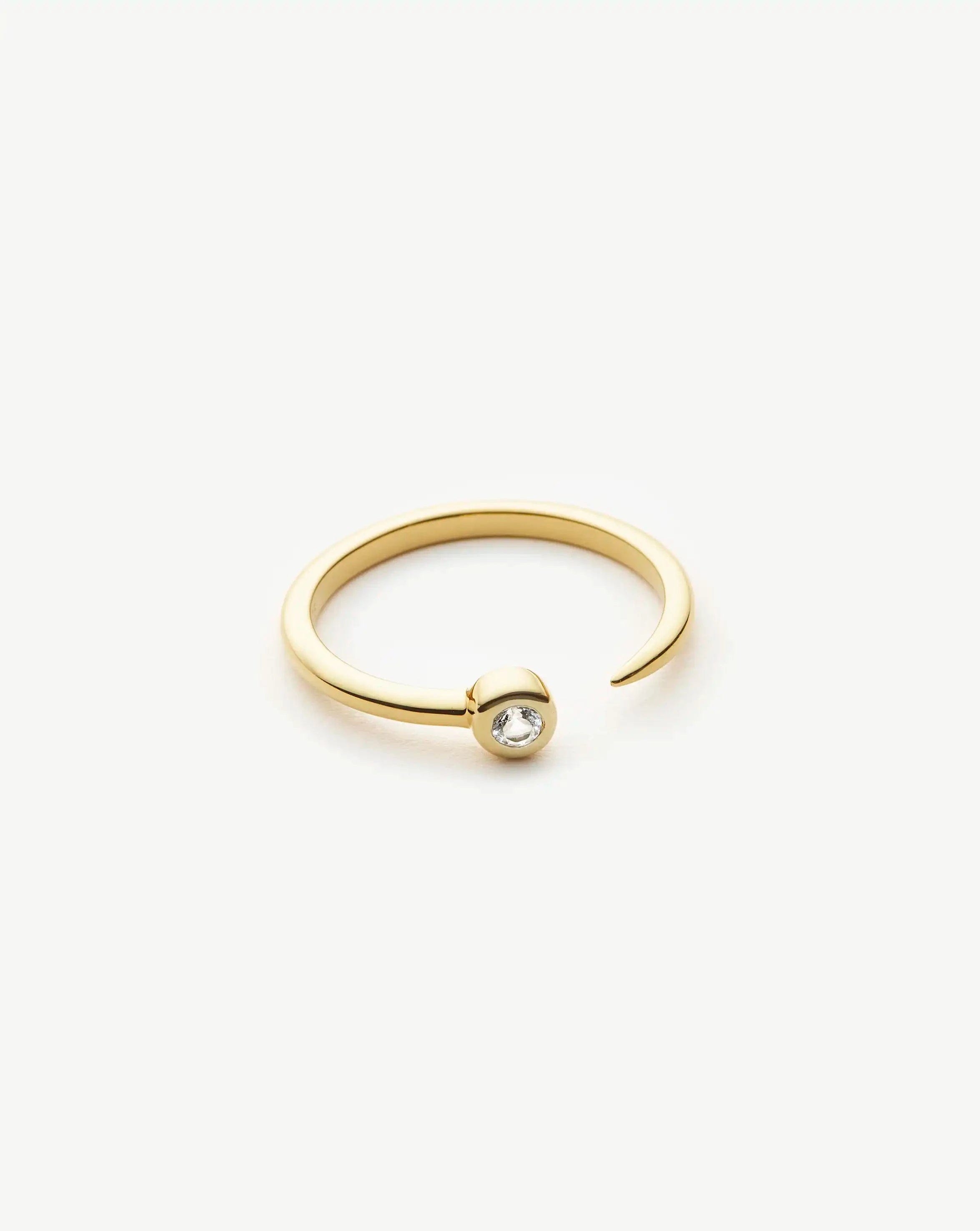 RING Interstellar Ring | 18ct Gold Vermeil/Cubic Zirconia