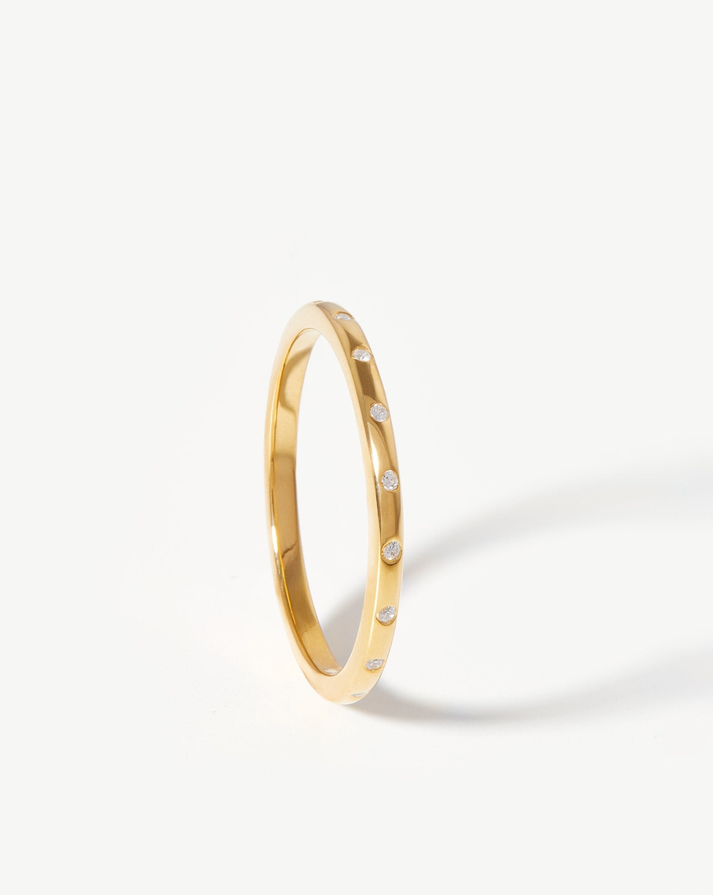 RING Solar Studded Ring | 18ct Gold Vermeil/Cubic Zirconia