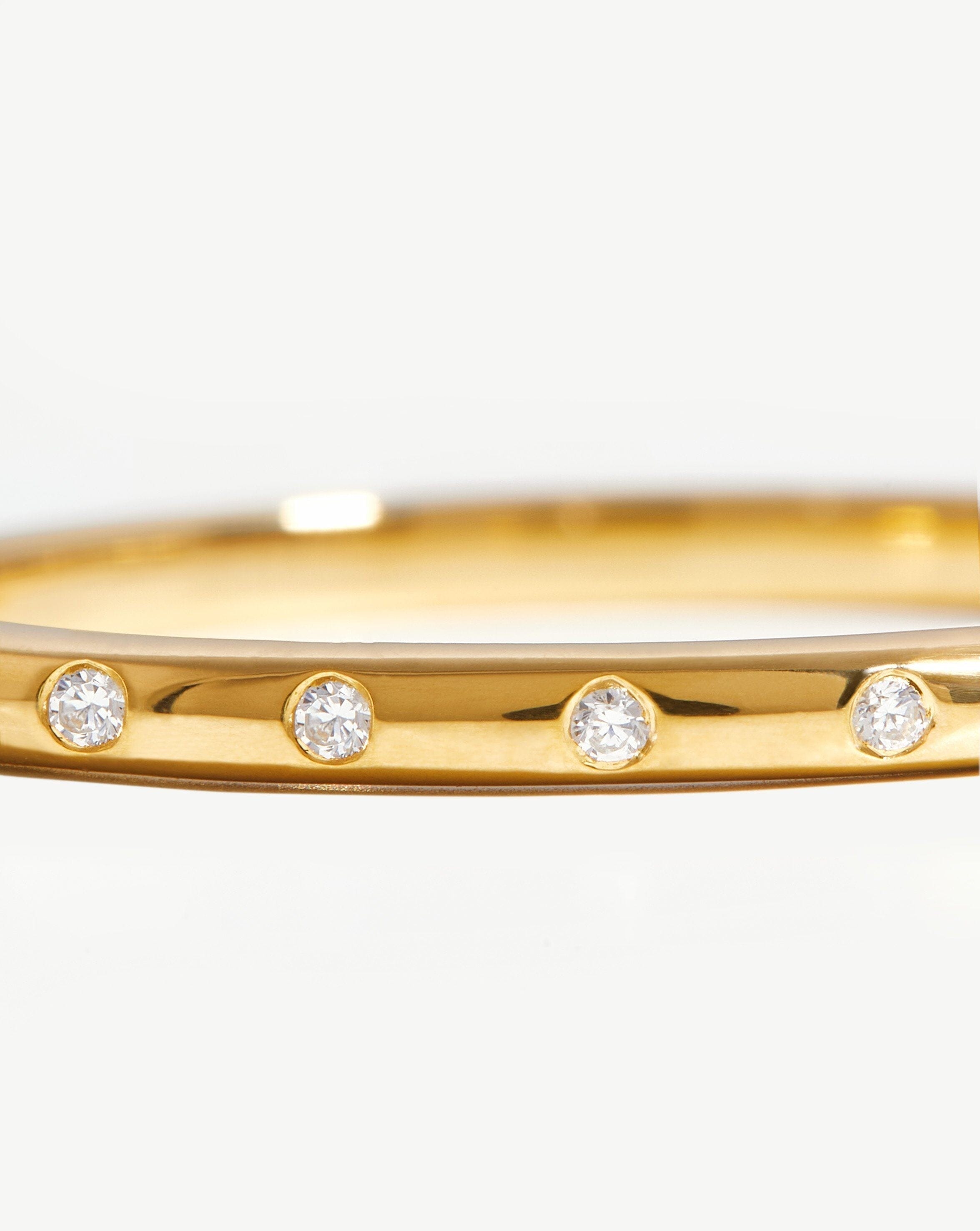 RING Solar Studded Ring | 18ct Gold Vermeil/Cubic Zirconia
