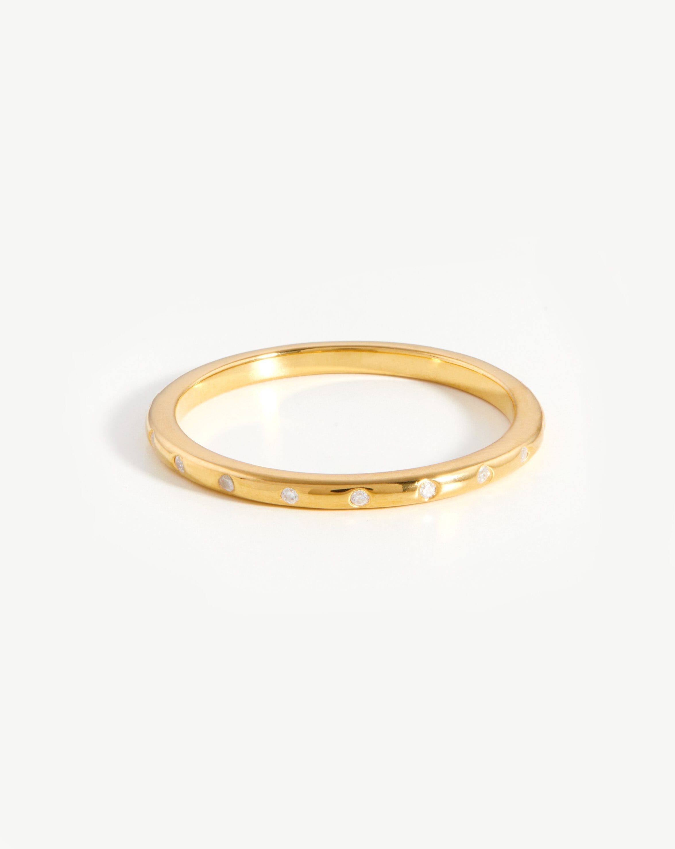 RING Solar Studded Ring | 18ct Gold Vermeil/Cubic Zirconia