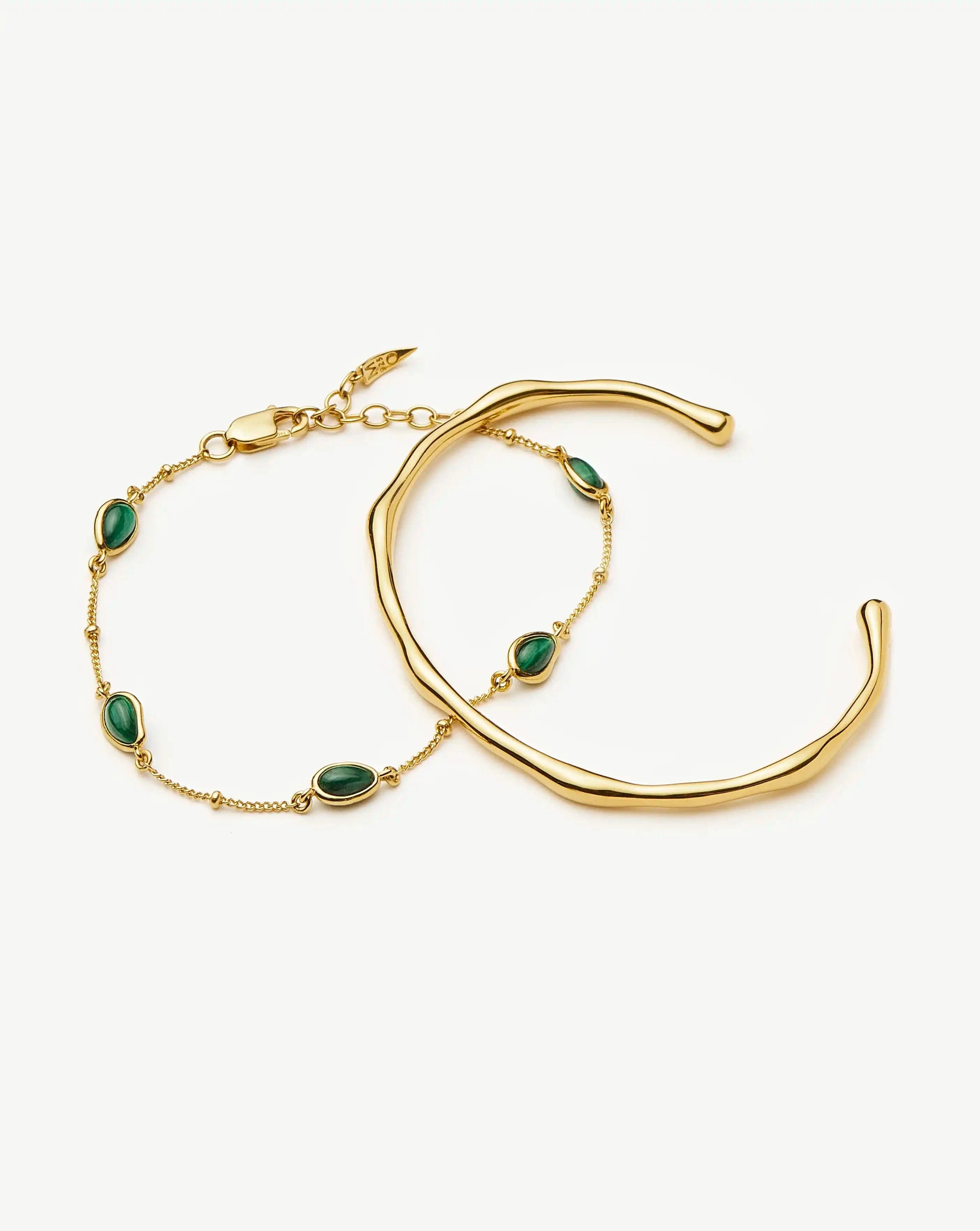 Magma The Magma Moment Bracelet Set | 18ct Gold Vermeil/18ct Gold Plated