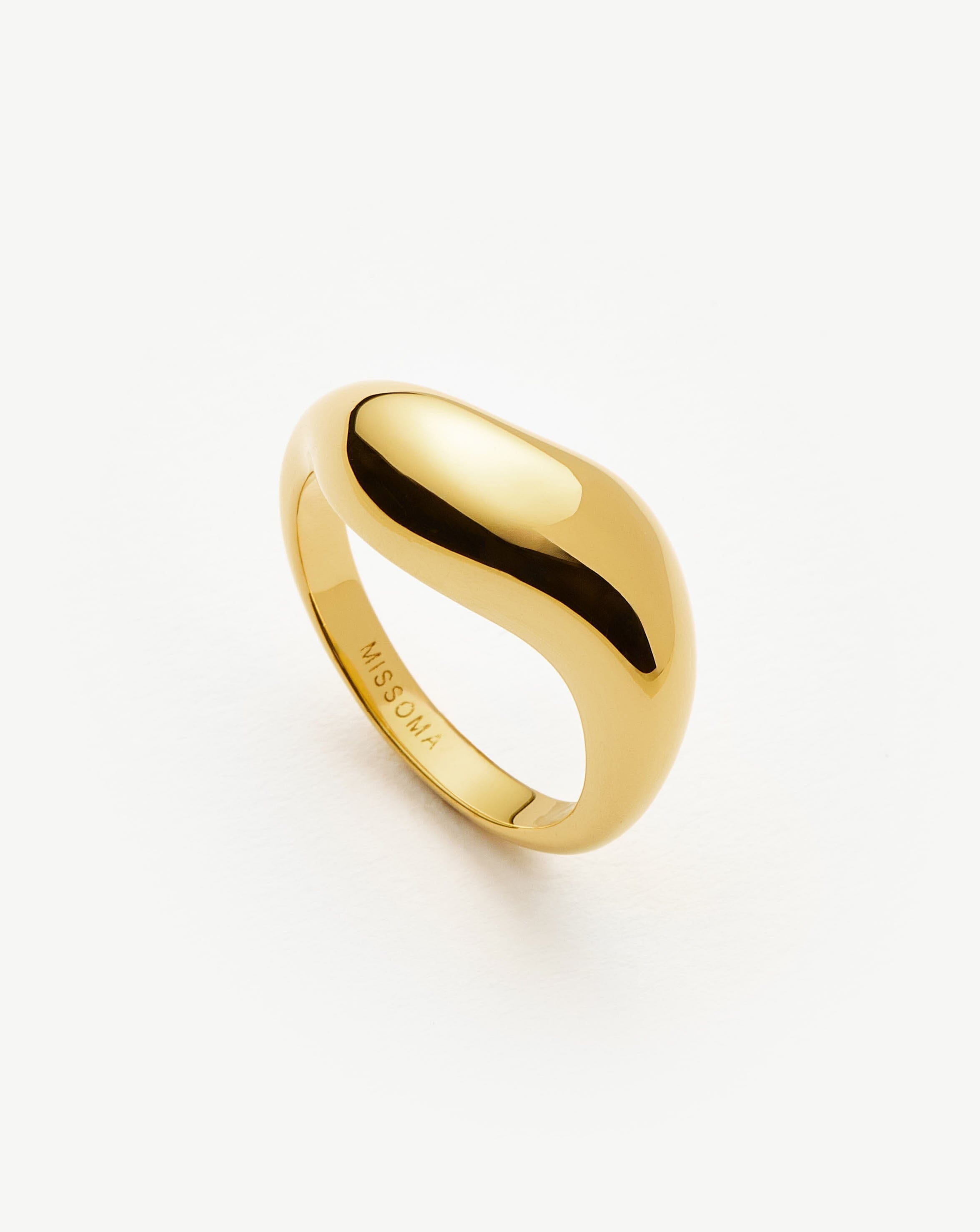 RING Savi Signature Stacking Ring | 18ct Gold Vermeil