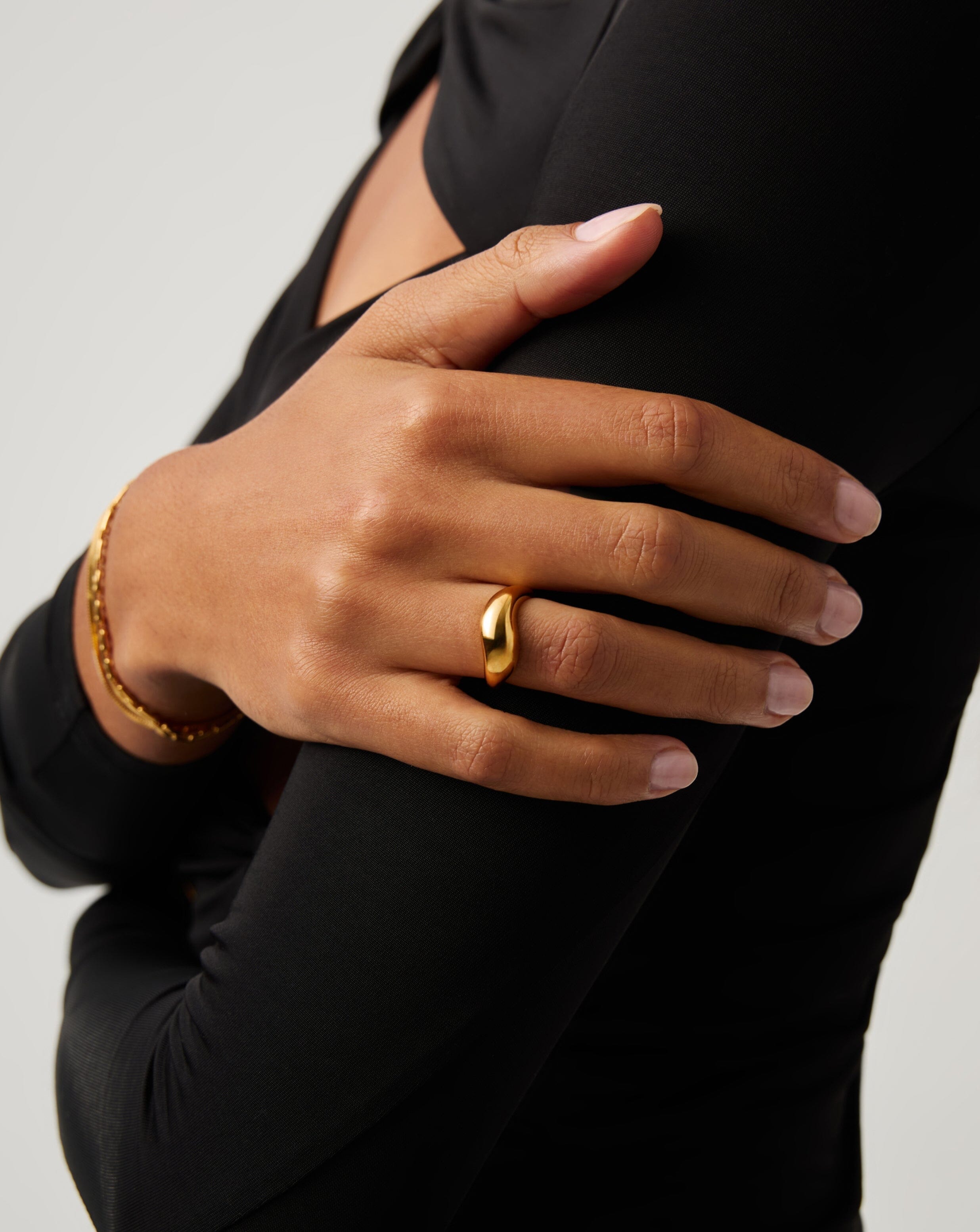 RING Savi Signature Stacking Ring | 18ct Gold Vermeil