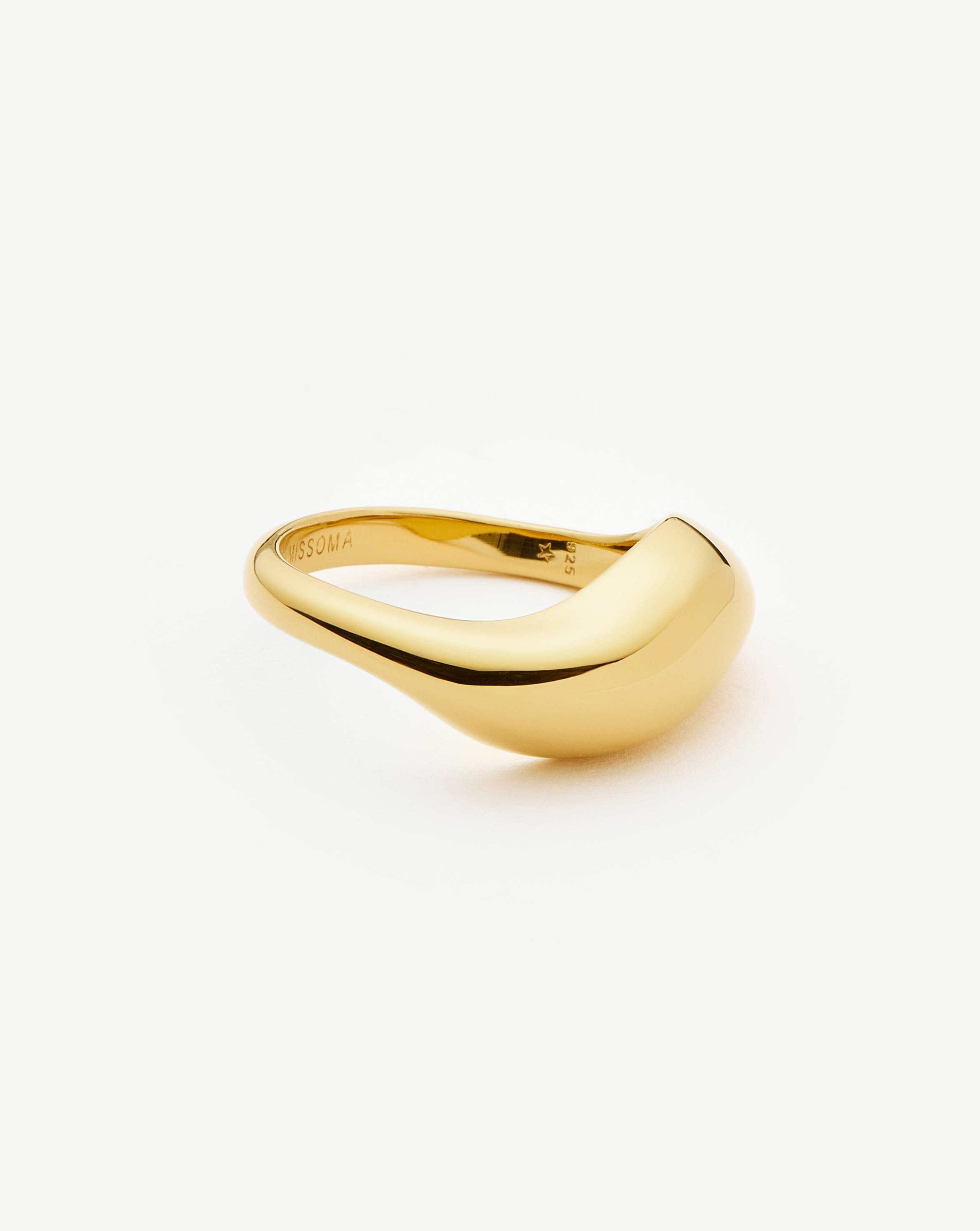 RING Savi Signature Stacking Ring | 18ct Gold Vermeil