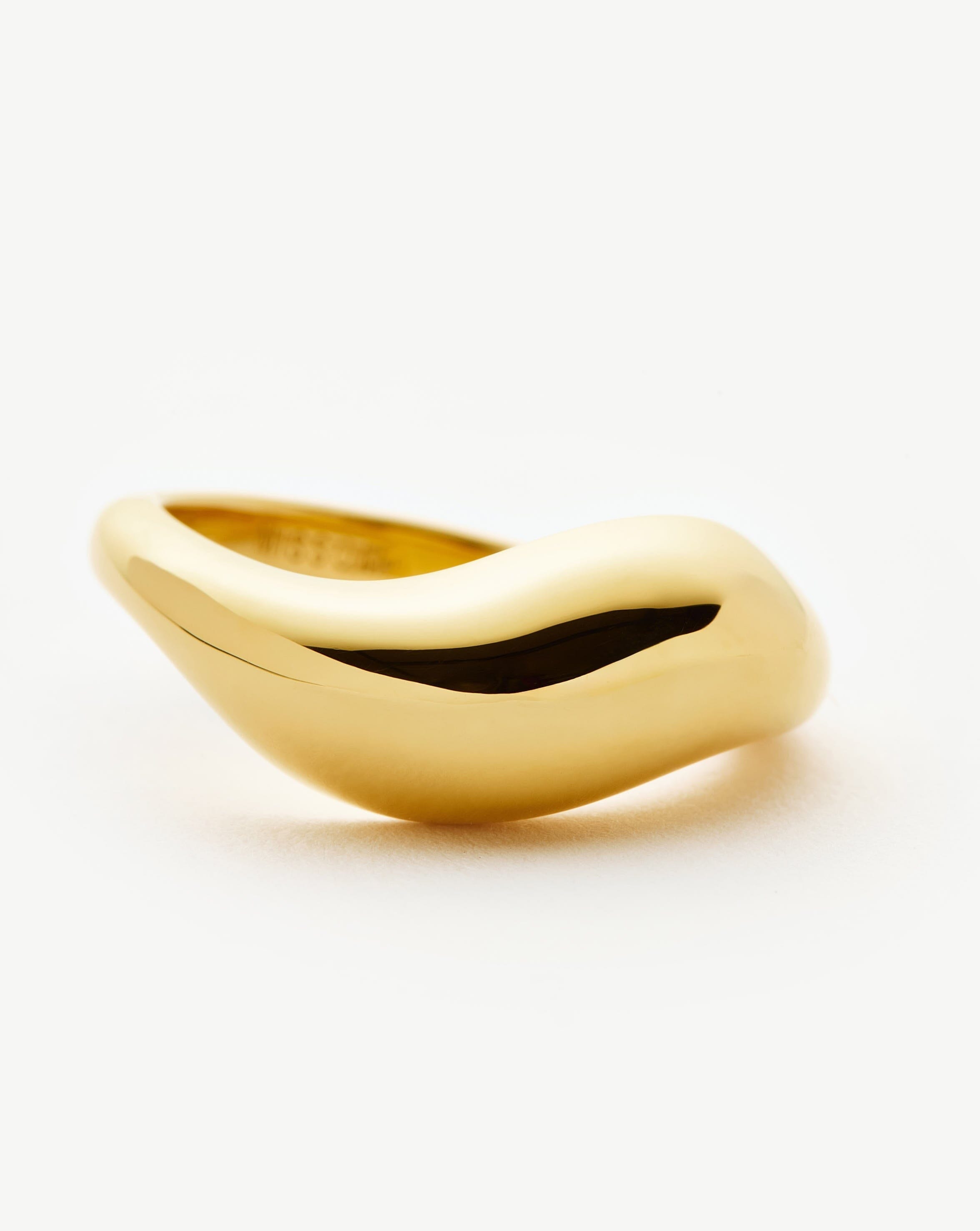 RING Savi Signature Stacking Ring | 18ct Gold Vermeil