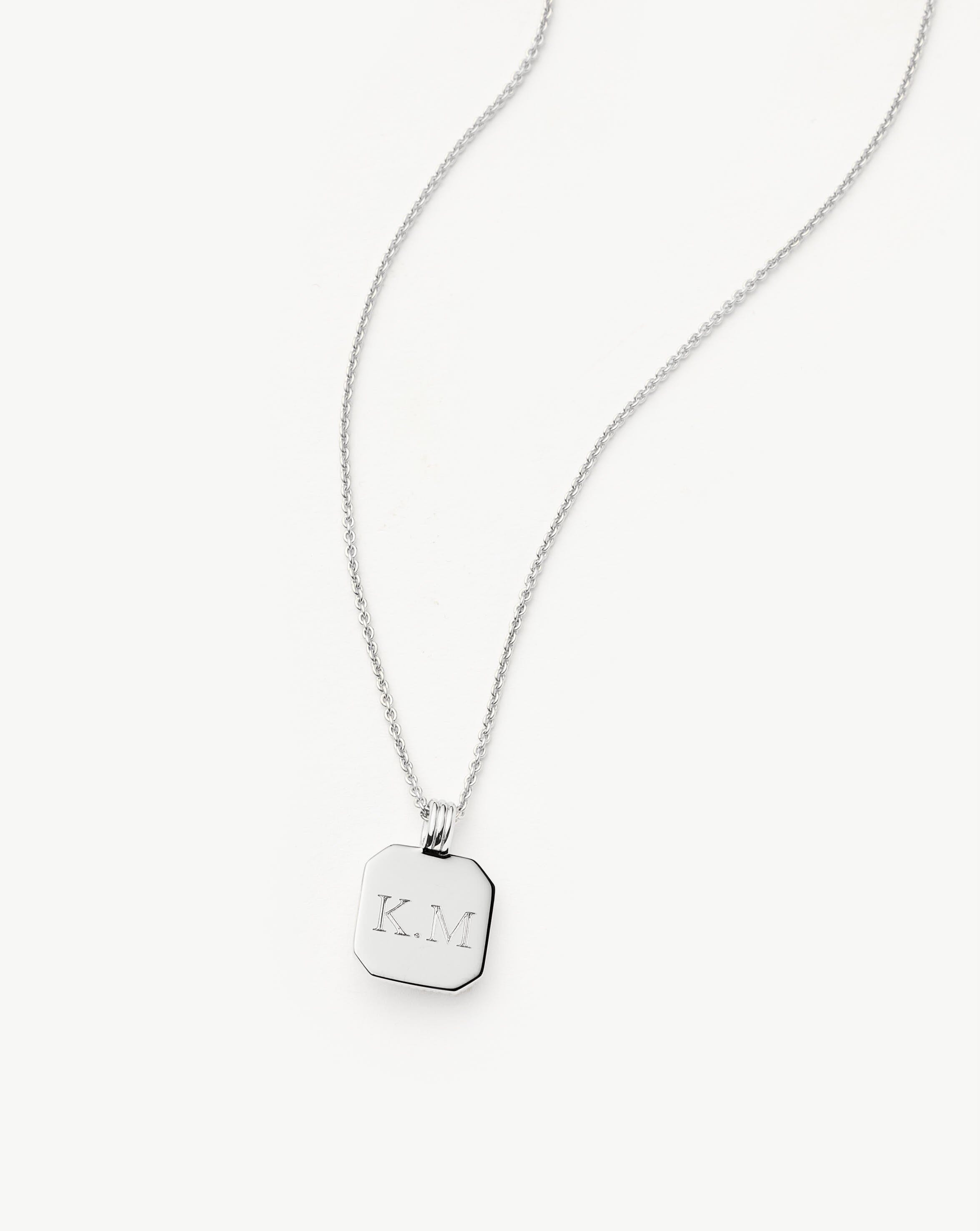 April Birthstone Pendant Necklace | Crystal/Sterling Silver