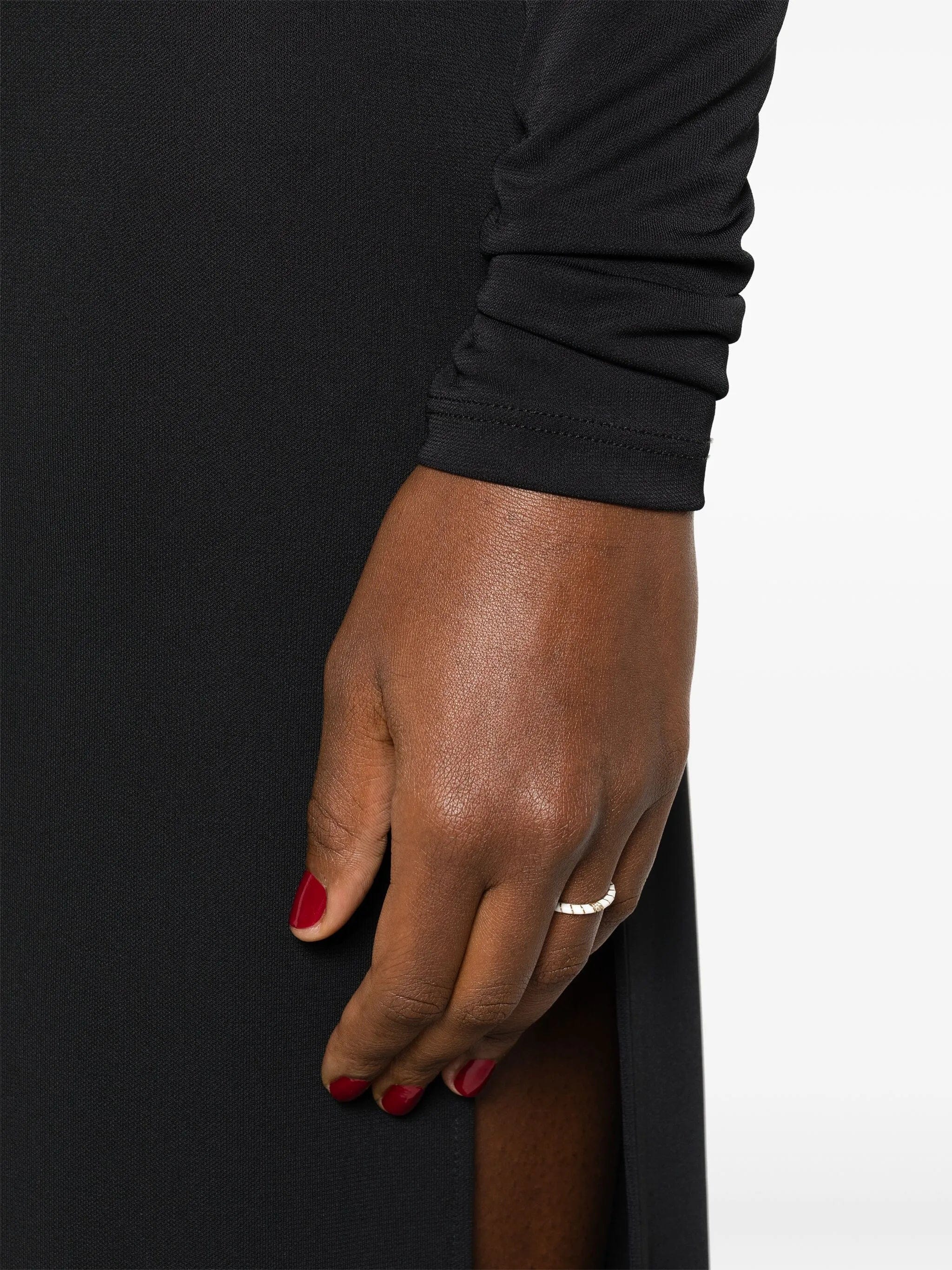 Yvonne Léon 9kt yellow gold Alliance Torsade Email diamond band ring