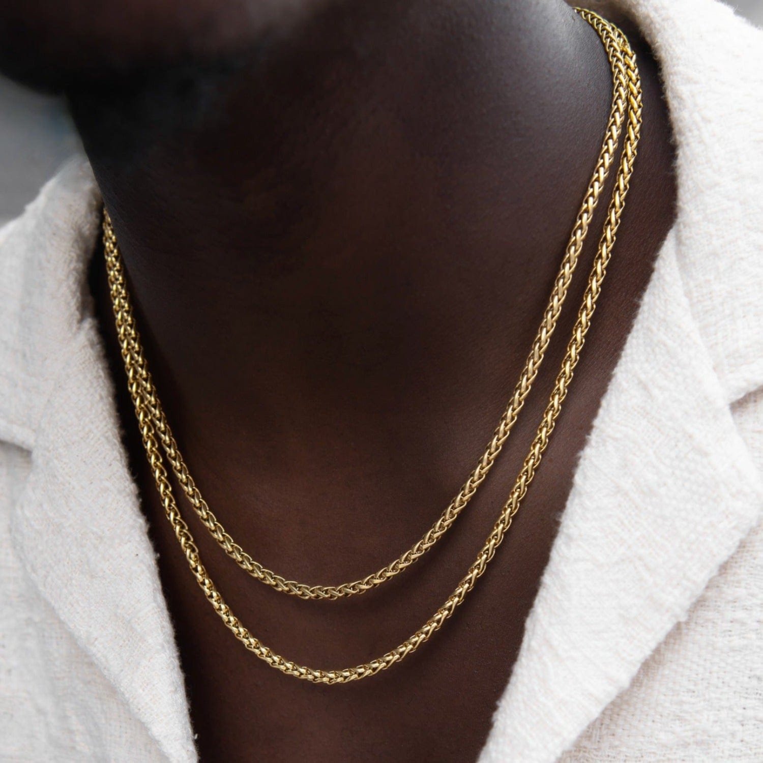 GLD Pendants 4 mm Palm Chain