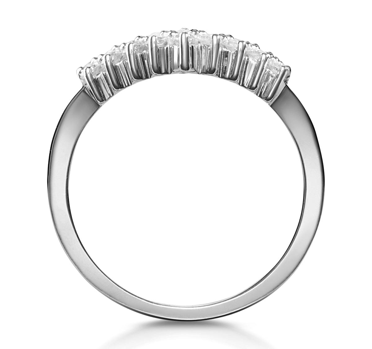 WISHBONE Diamond Wishbone Ring 0.45ct in 9K White Gold