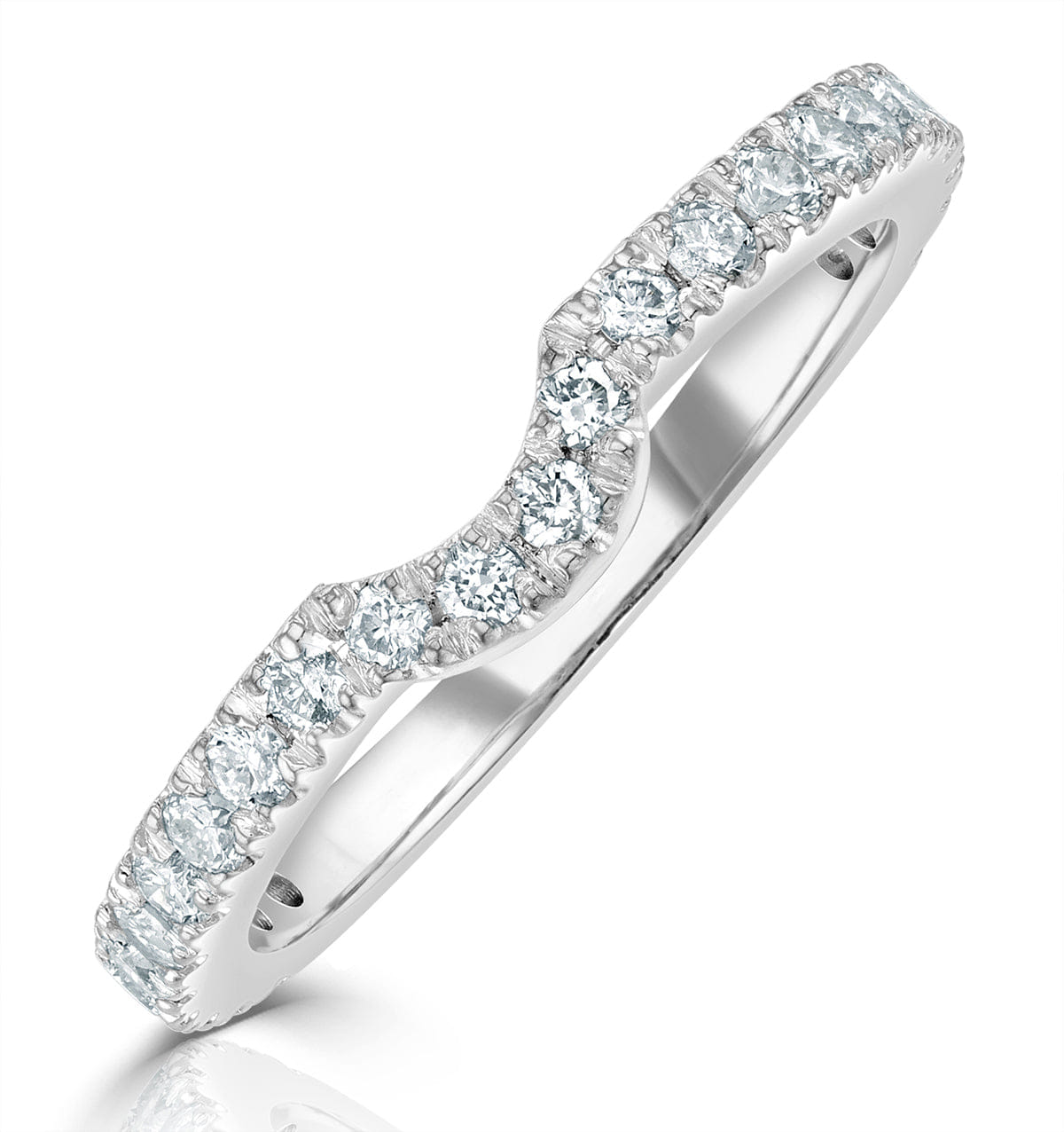 Diamond Valerie Matching Wedding Band 0.50ct G/Si Diamond in Platinum