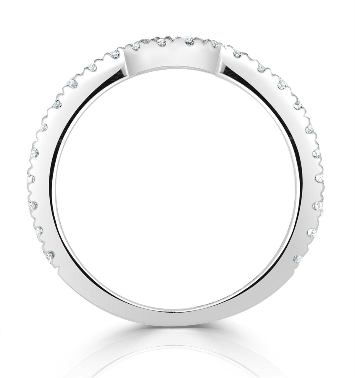 Diamond Valerie Matching Wedding Band 0.50ct G/Si Diamond in Platinum