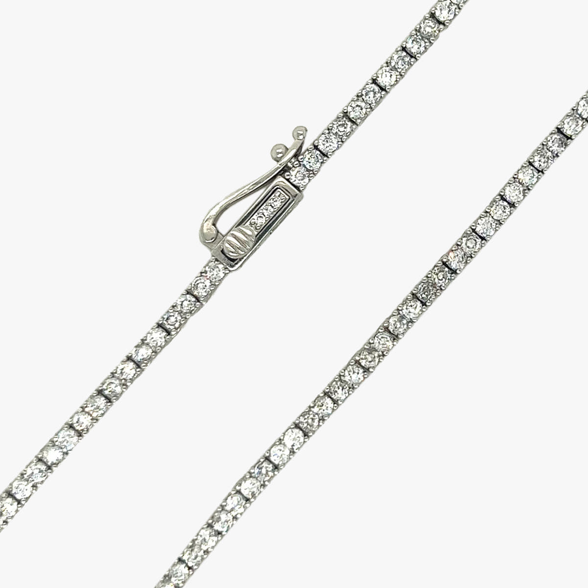GLD MAS 2 mm Diamond Tennis Necklace