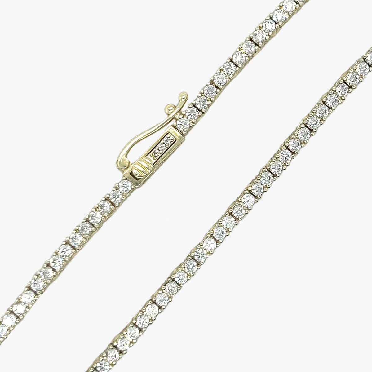 GLD Pendants - WOMEN 2 mm Diamond Tennis Necklace
