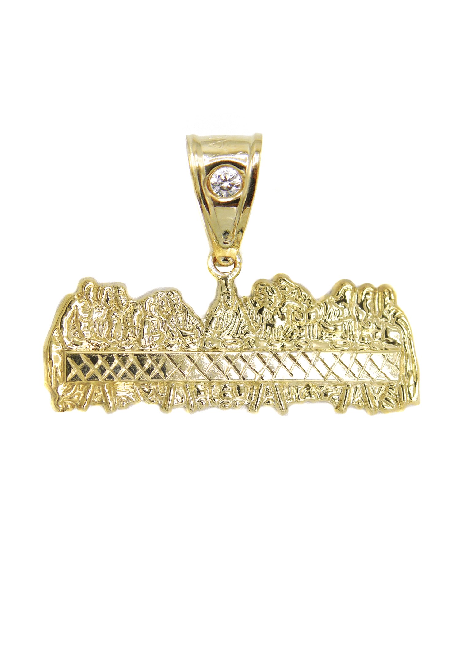 Manufacturer 1 10K Gold Last Supper Pendant | 3 Grams