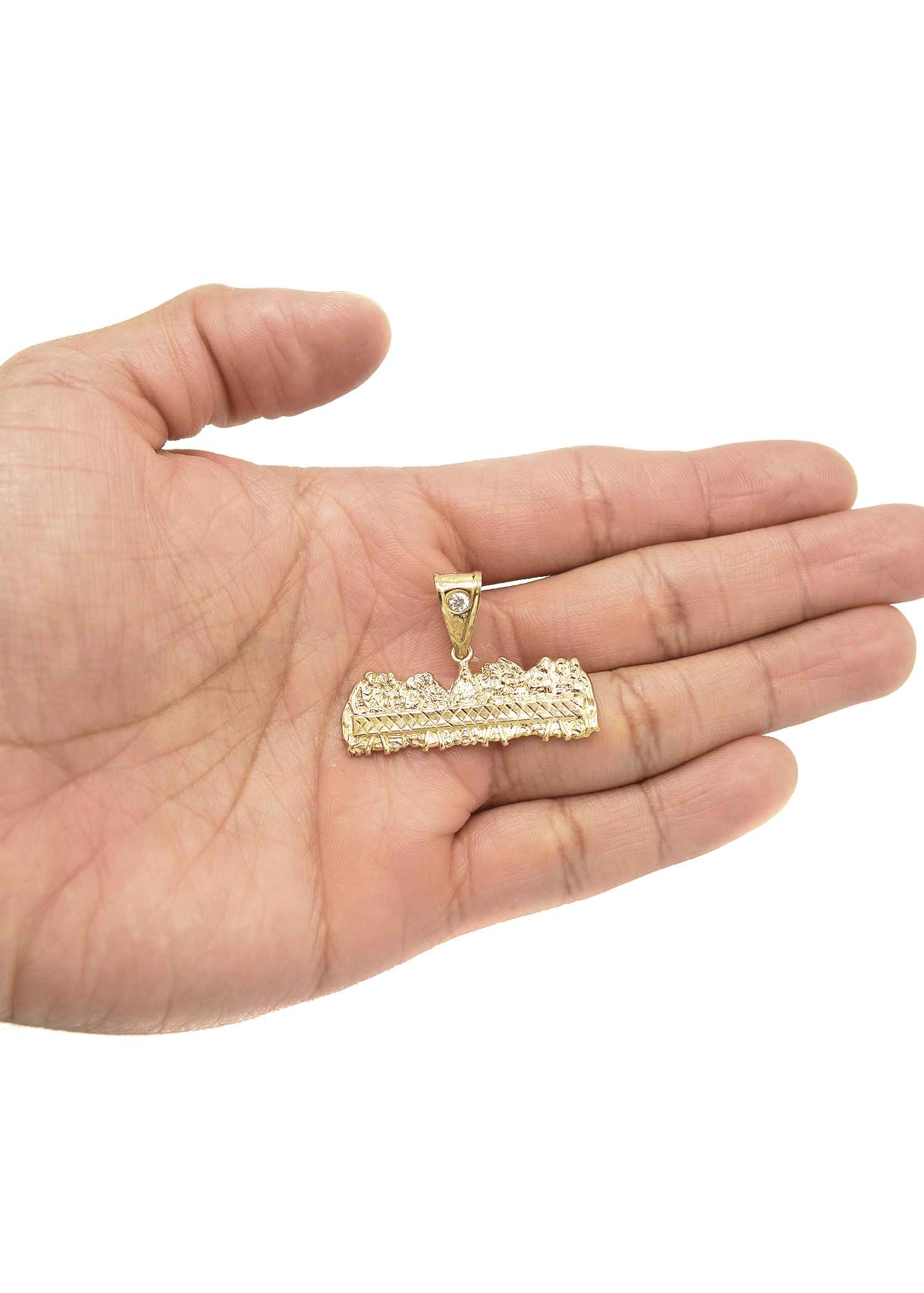 Manufacturer 1 10K Gold Last Supper Pendant | 3 Grams