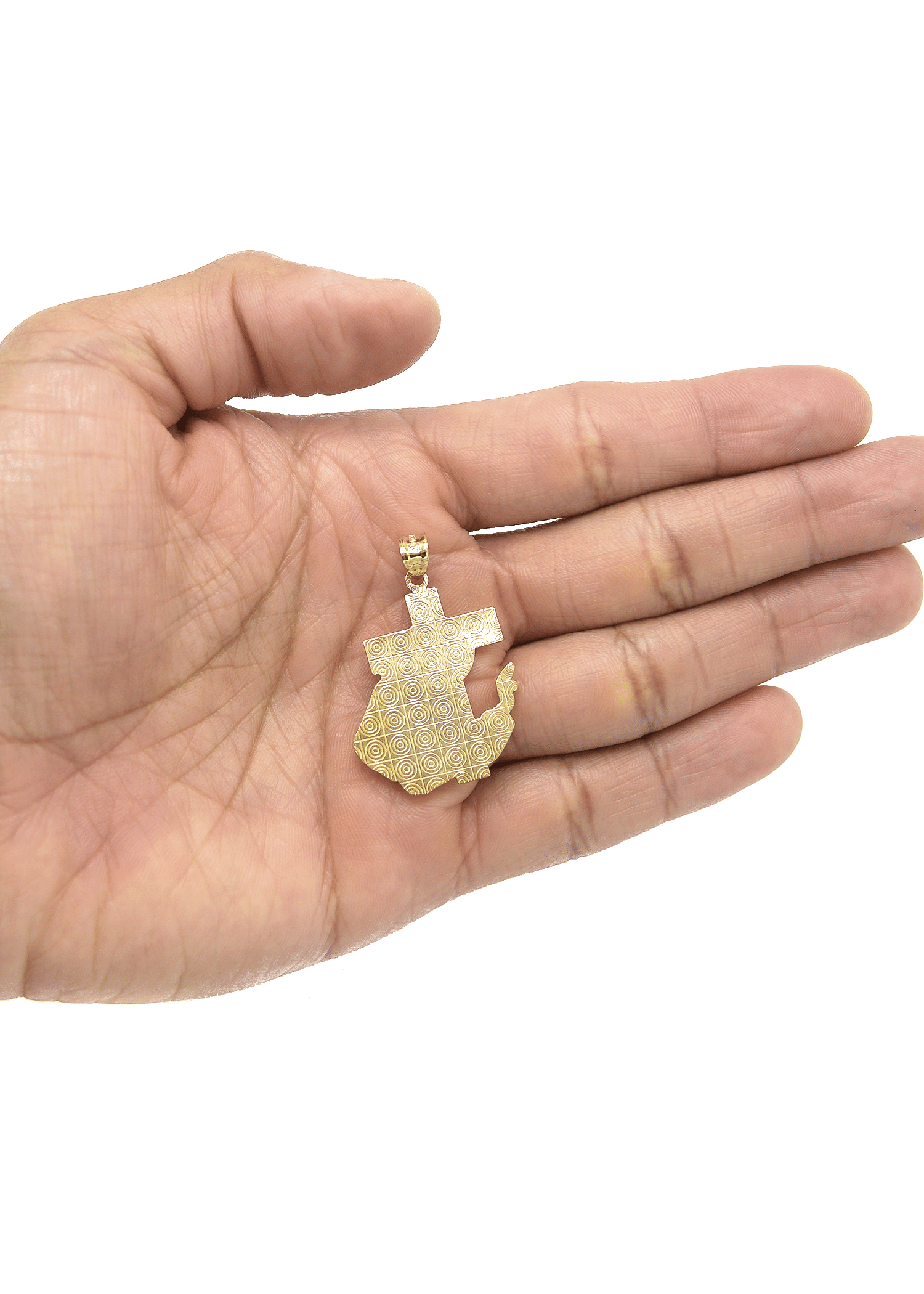 Manufacturer 1 10K Gold Jesus Cross Pendant | 3.2 Grams