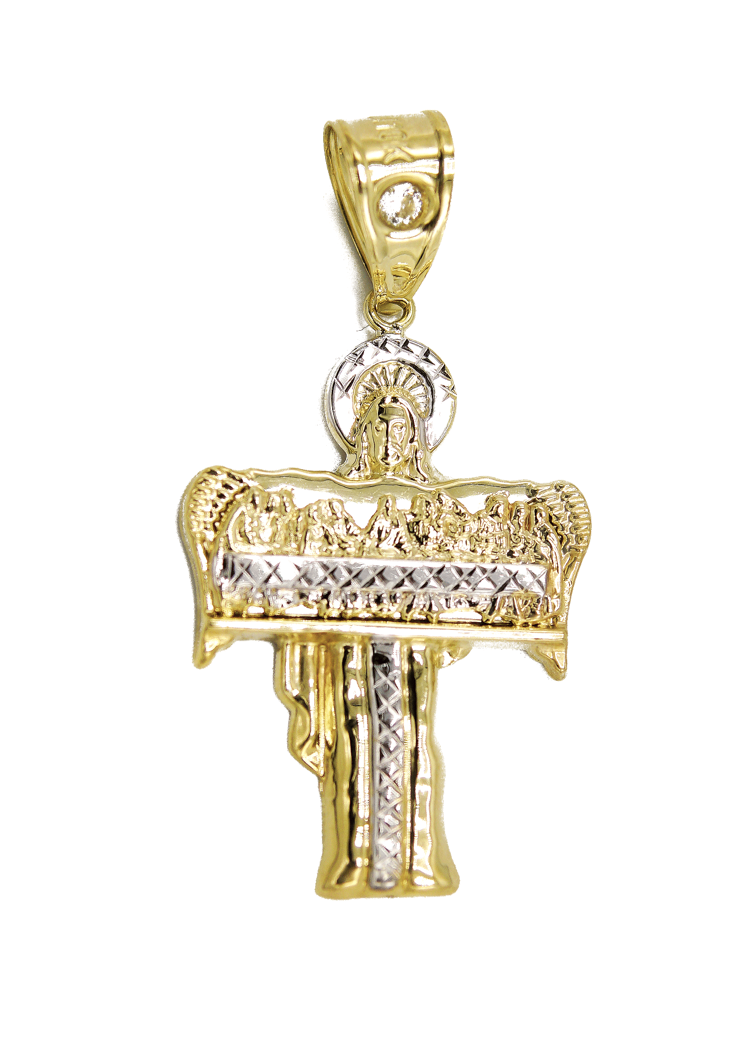 Manufacturer 1 10K Gold Jesus Last Supper Pendant | 3.6 Grams