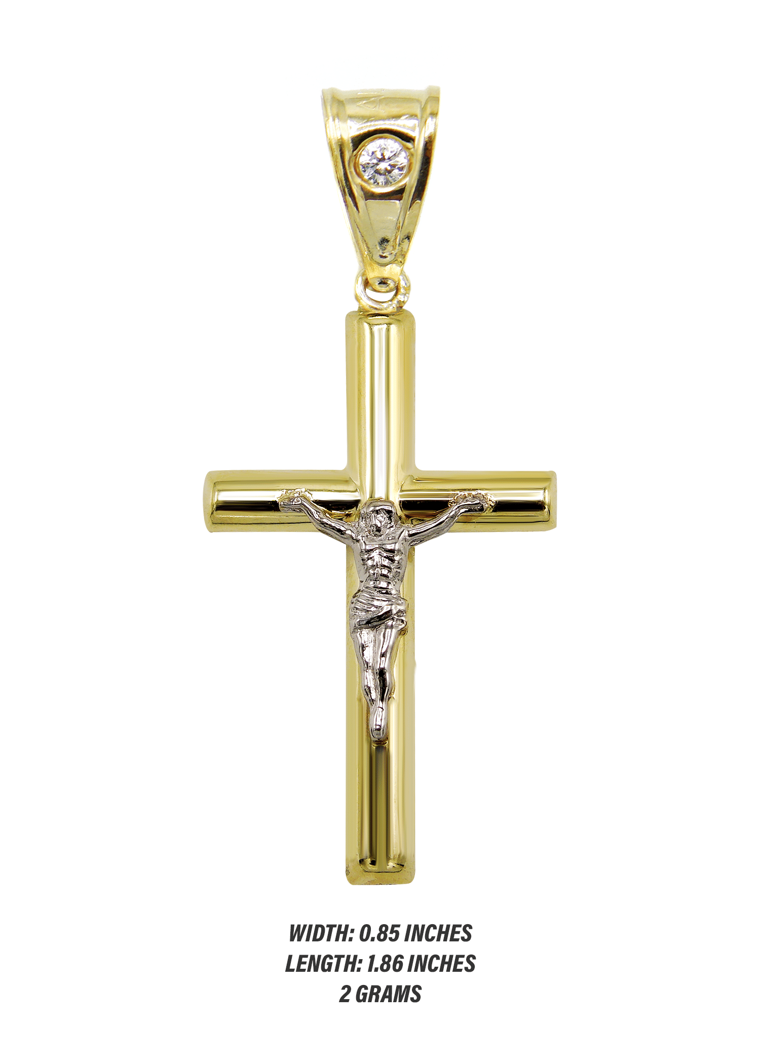 Manufacturer 1 10K Gold Crucifix Pendant | 2 Grams