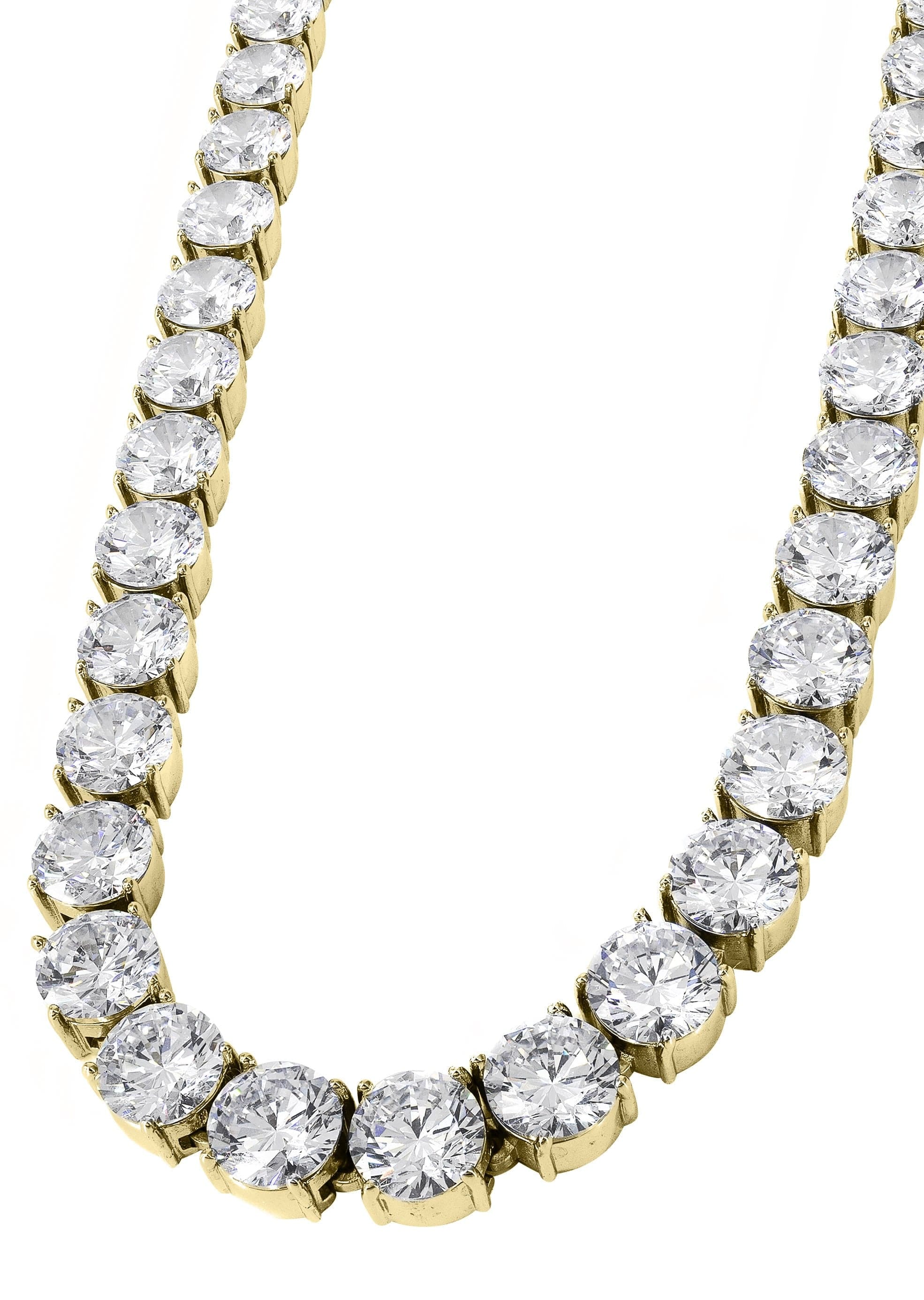 Manufacturer 30 Gold Plated Mens Tennis Chain