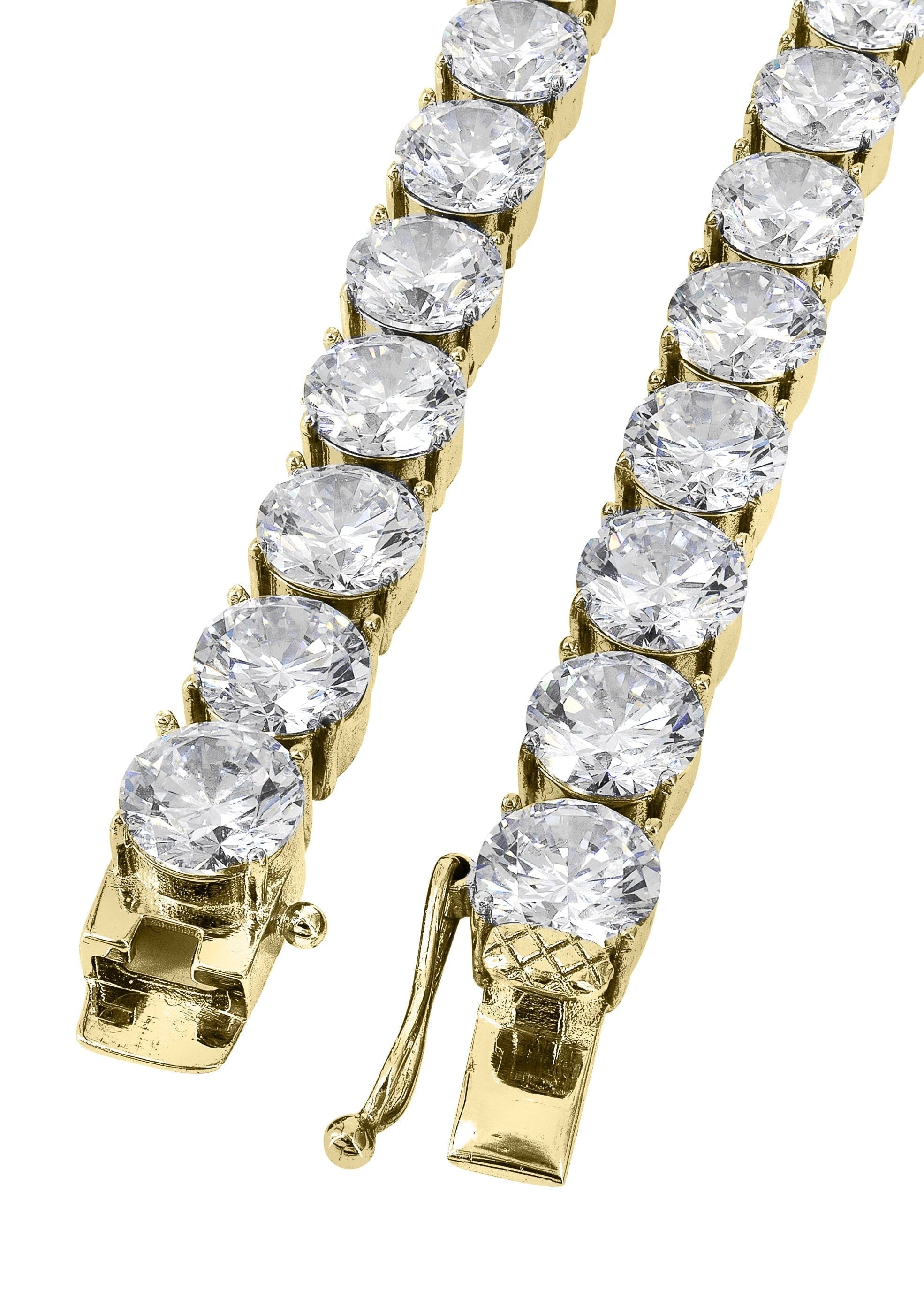 Manufacturer 30 Gold Plated Mens Tennis Chain