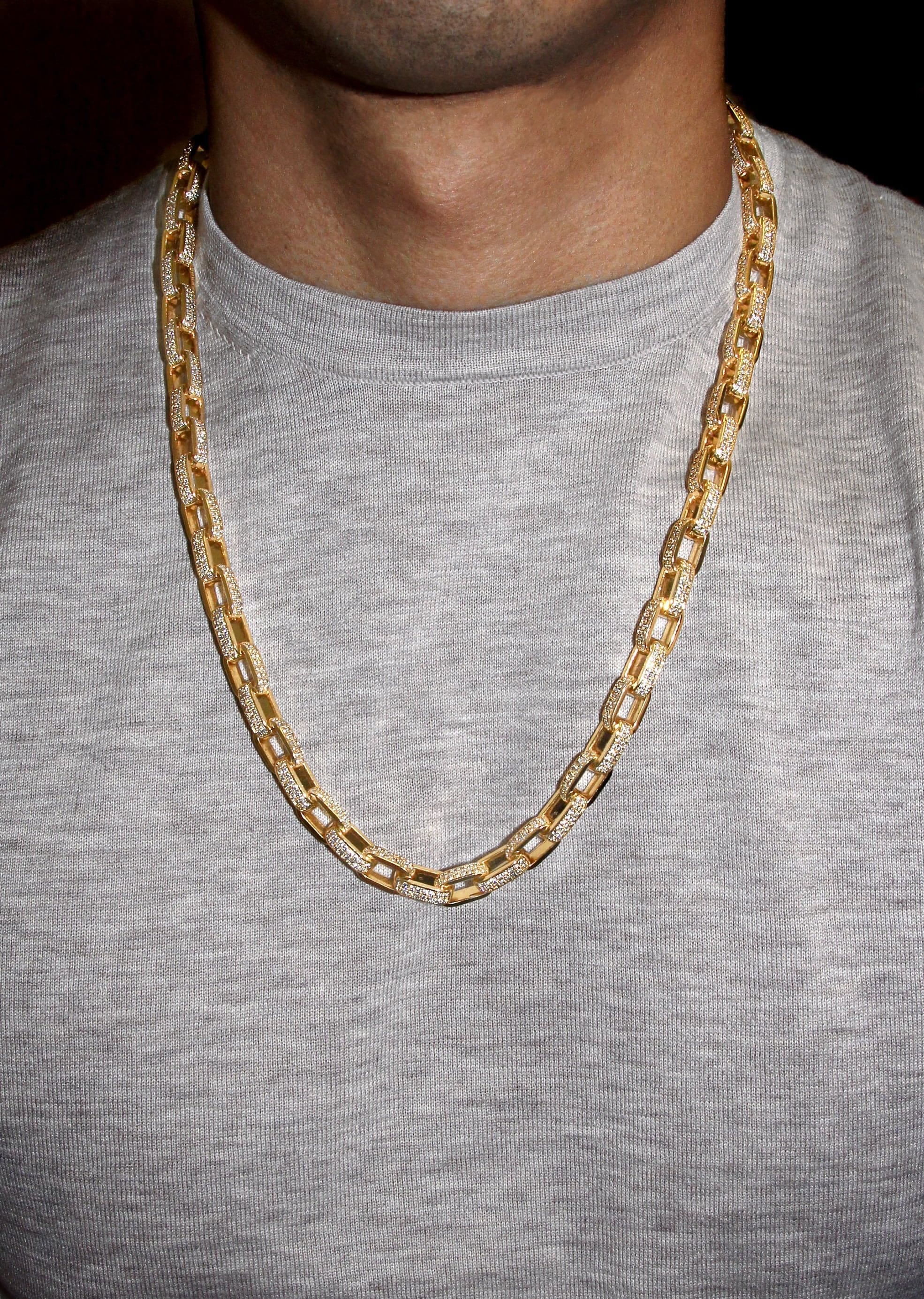 Manufacturer 30 Gold Plated Mens Hermes Link Chain