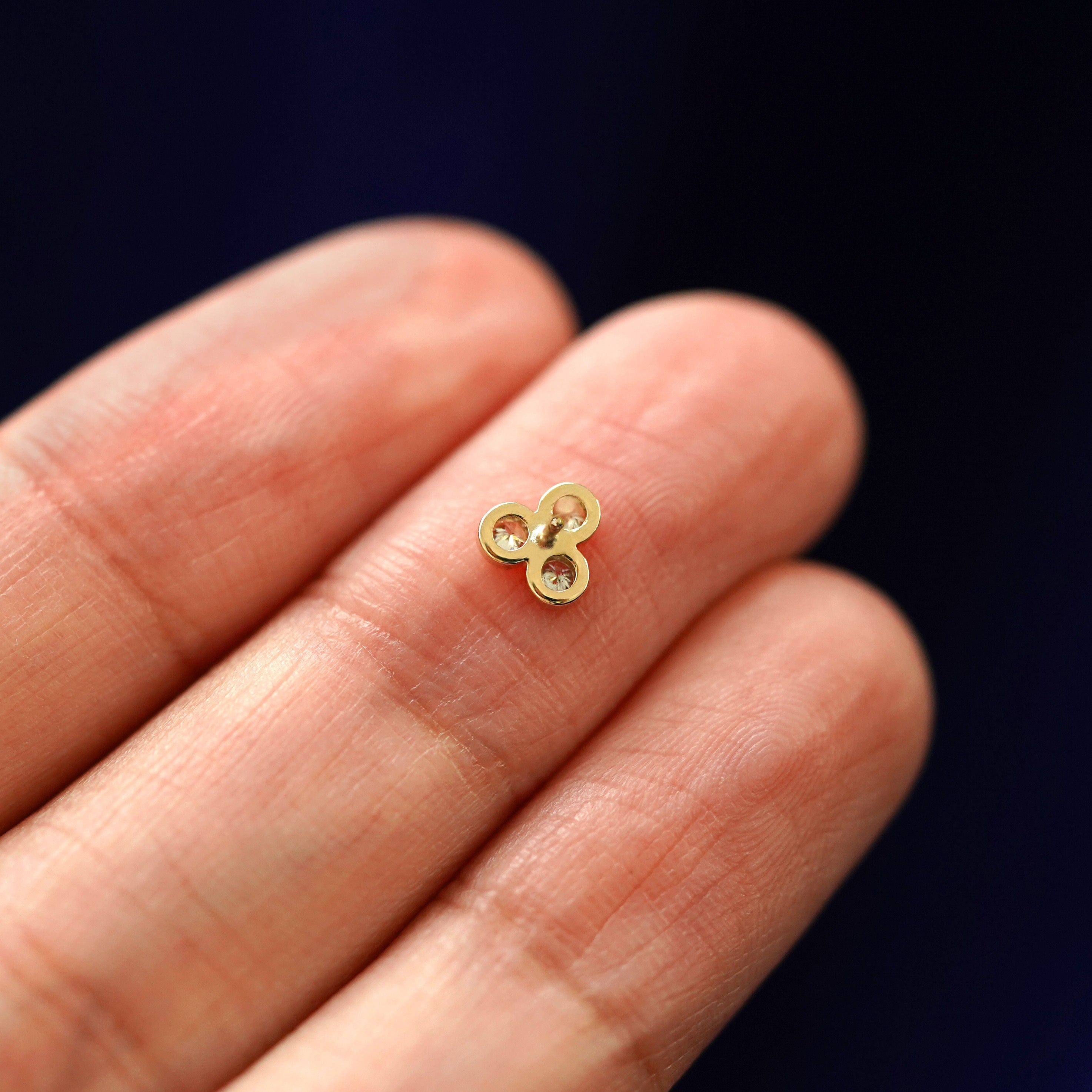 Automic Gold Studio Lab Diamond Trio Earring